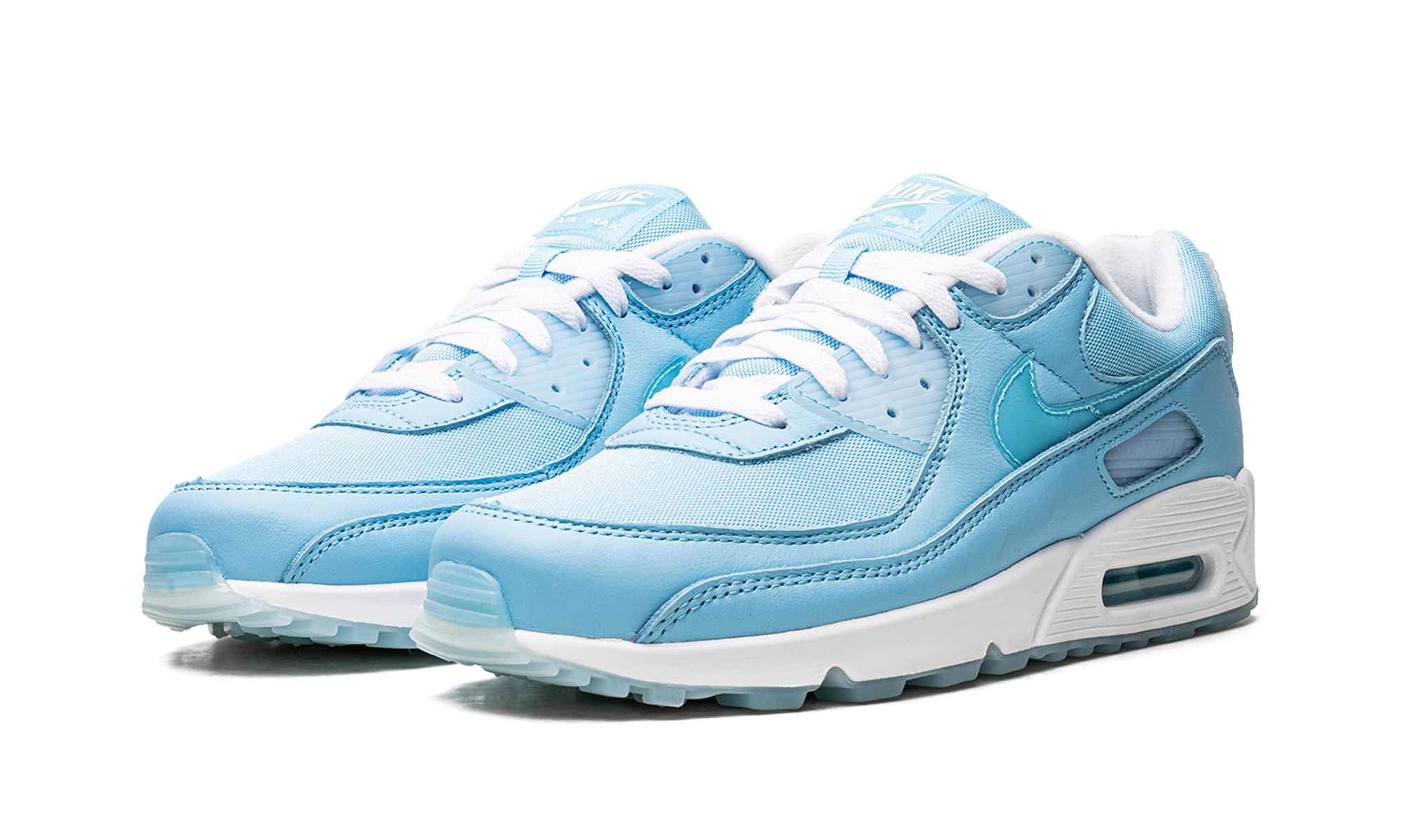 nike air max 90 ocean bliss+FD0734-442+diagnol left view