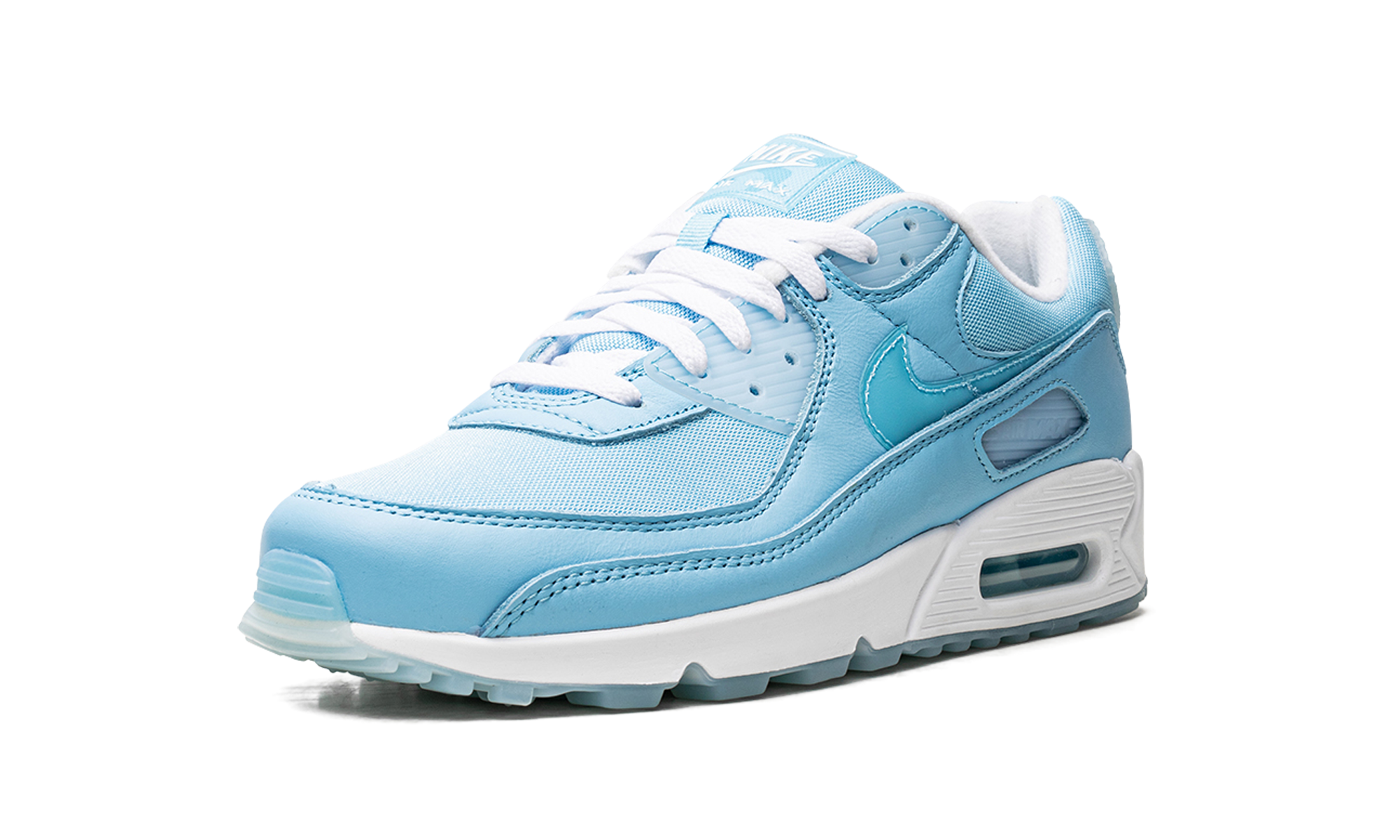 nike air max 90 ocean bliss+FD0734-442+left diagnol single view