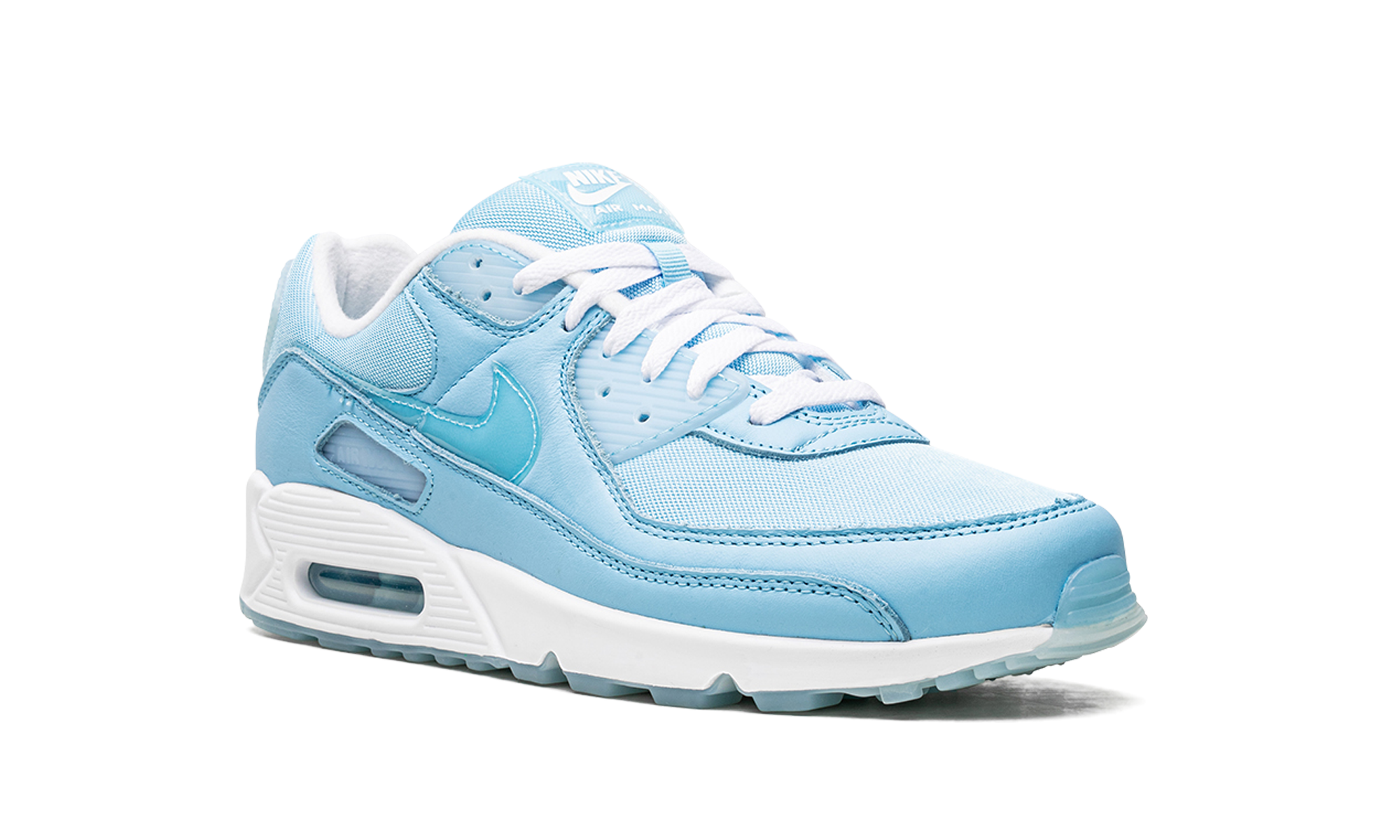 nike air max 90 ocean bliss+FD0734-442+diagnol right view