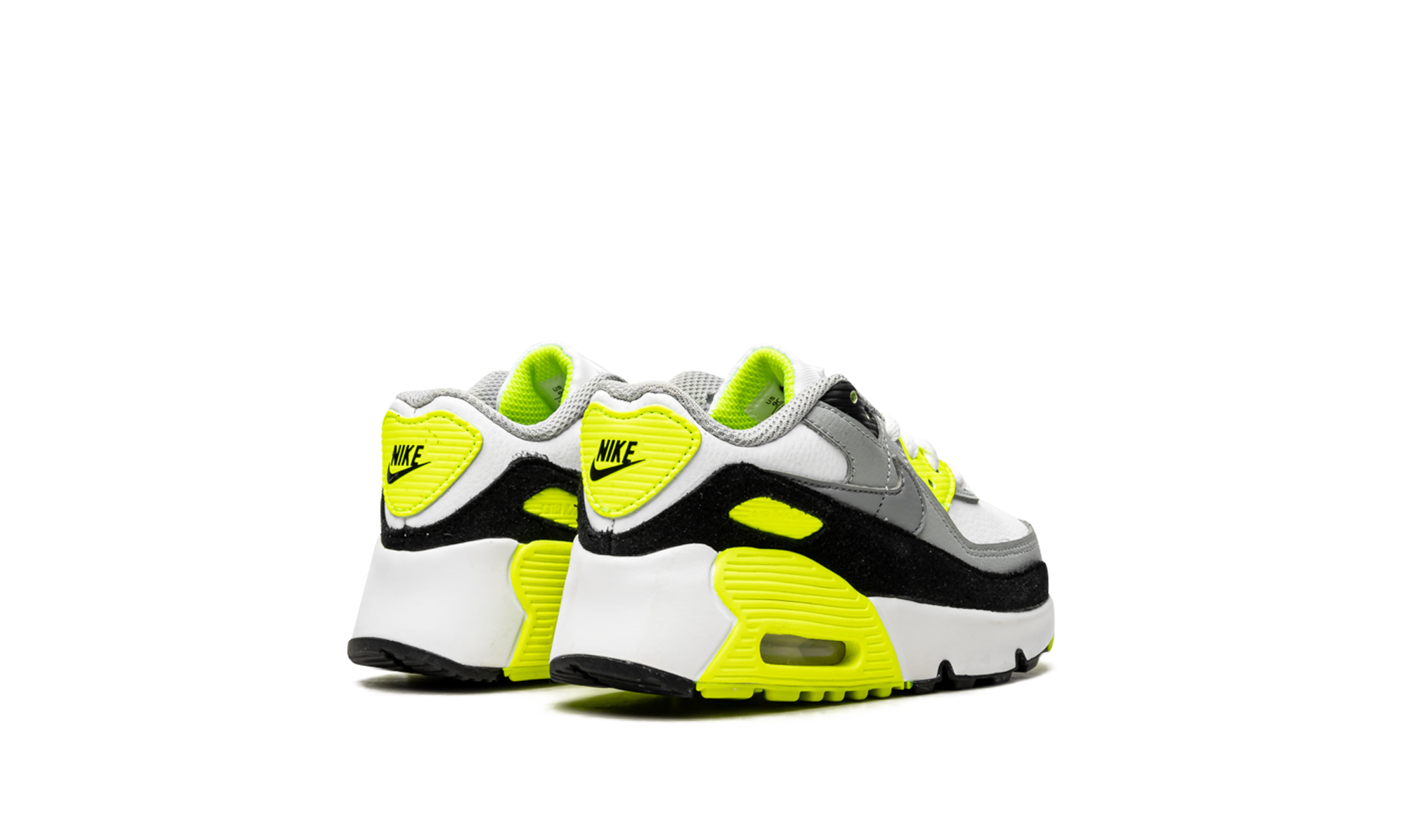 nike air max 90 og volt 2020 td+CD6868-101+diagnol right behind view