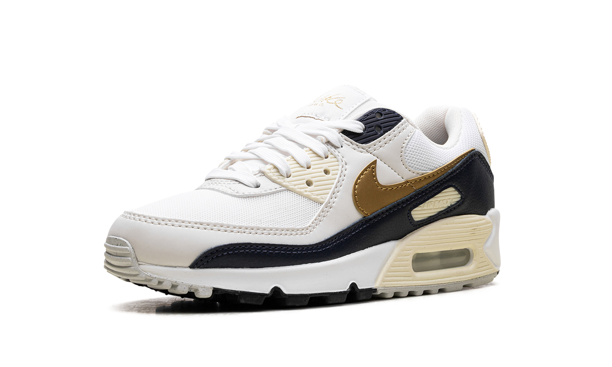 nike air max 90 olympic 2024 women s+HF3444-100+left diagnol single view