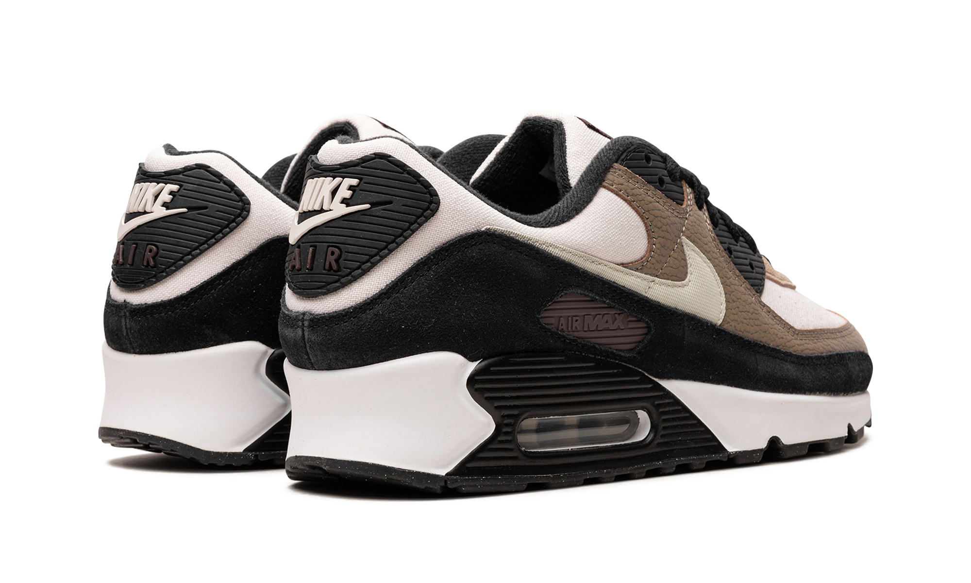 nike air max 90 phantom khaki+DZ3522-001+diagnol right behind view