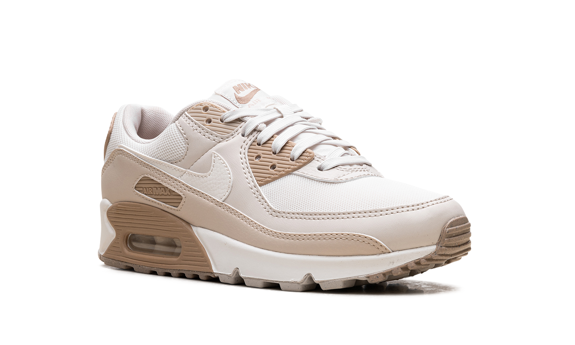 nike air max 90 phantom light orewood brown women s+DH8010-004+diagnol right view