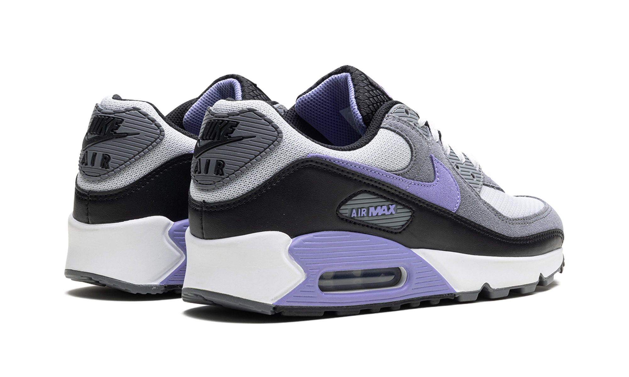 nike air max 90 photon dust light thistle+DM0029-014+diagnol right behind view