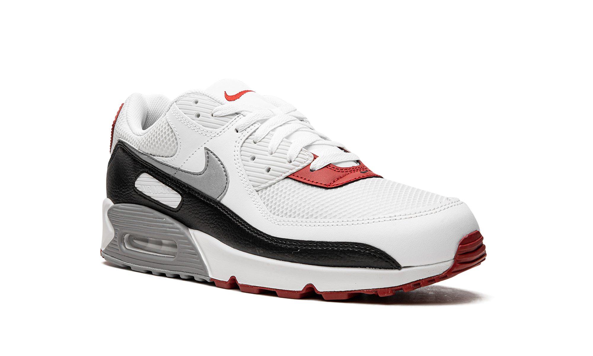 nike air max 90 photon dust varsity red+DO8902-001+diagnol right view