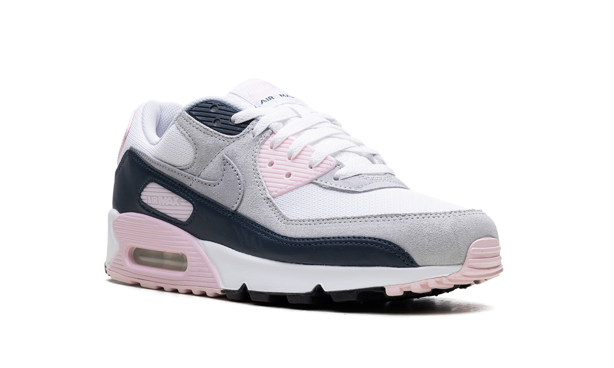 nike air max 90 pink foam armory navy+DM0029-106+diagnol right view