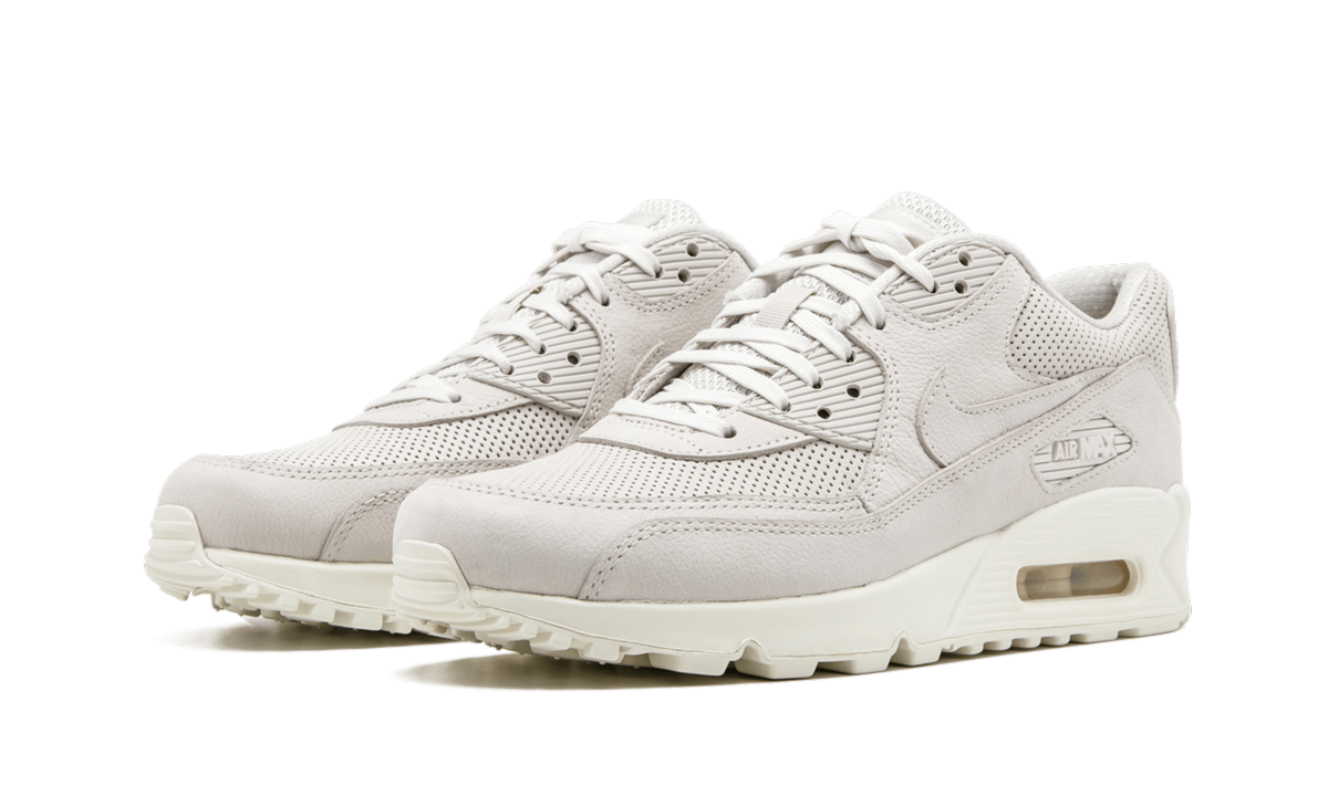 nike air max 90 pinnacle light bone women s+839612-005+diagnol left view