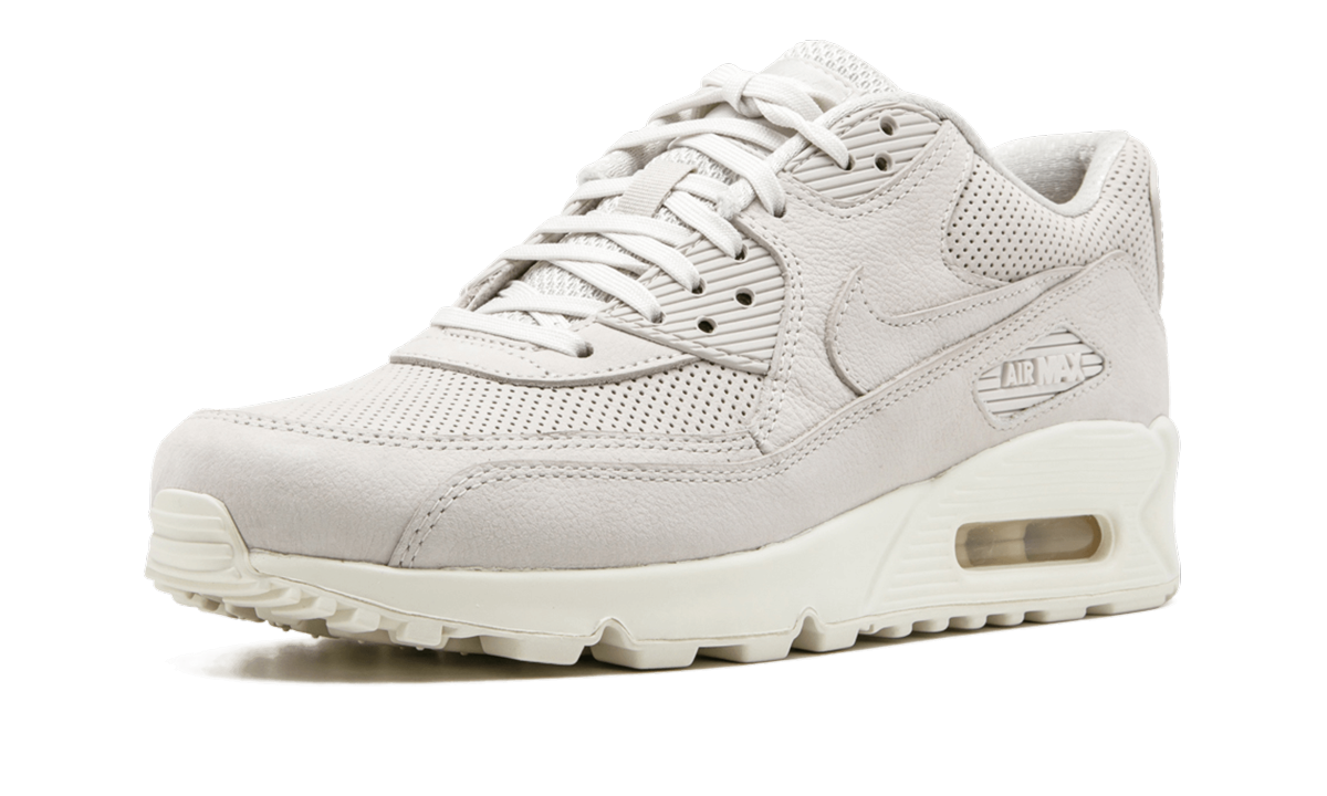 nike air max 90 pinnacle light bone women s+839612-005+left diagnol single view