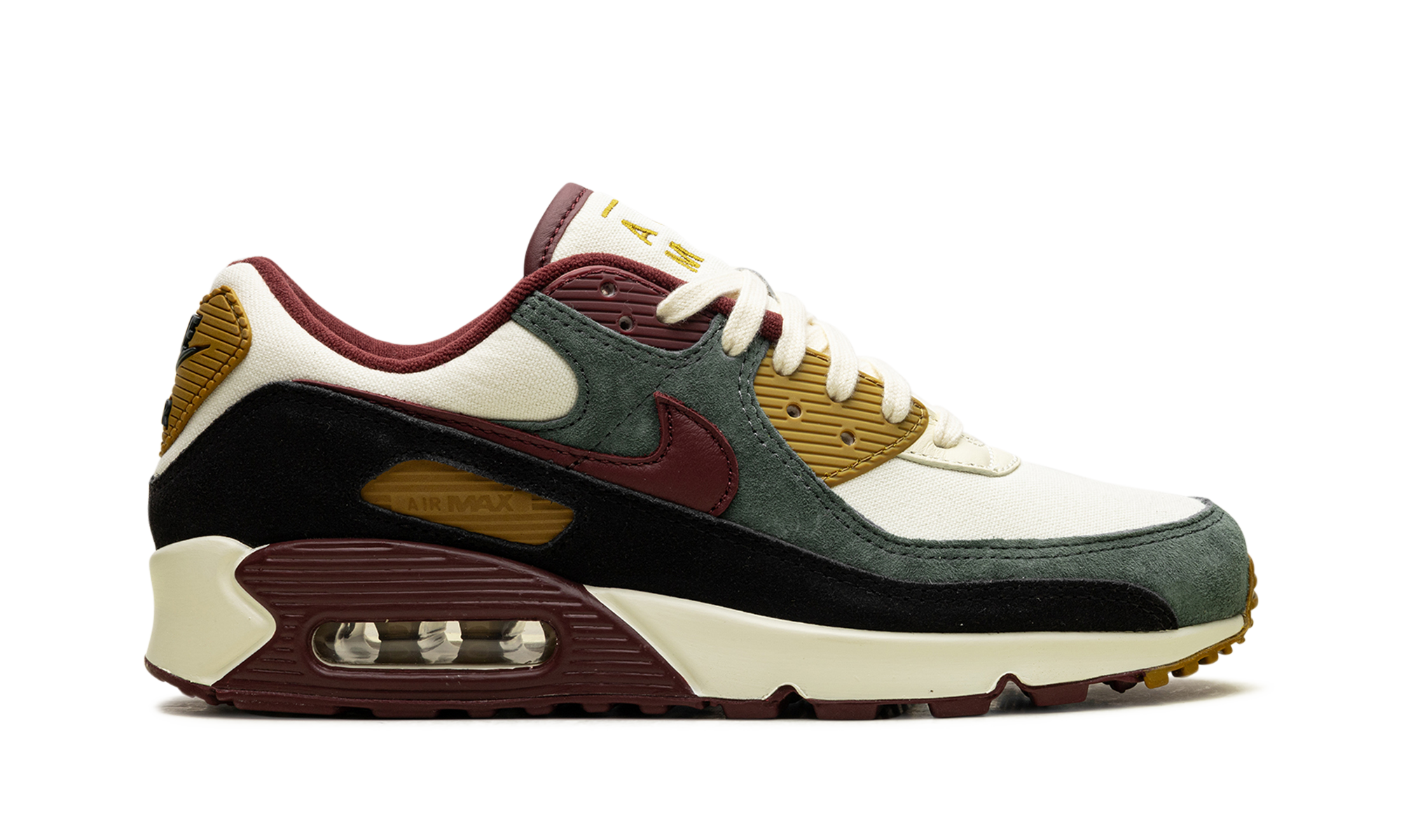 nike air max 90 premium coconut milk vintage green+HQ3609-113+right view