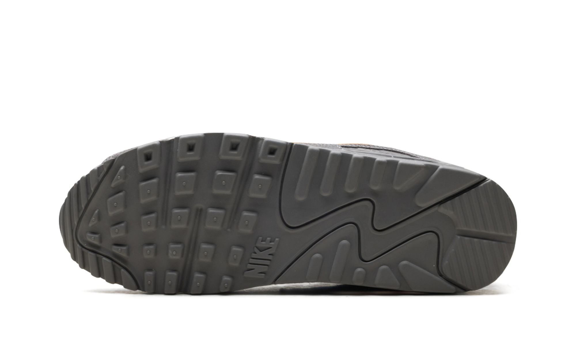 nike air max 90 premium flat pewter college grey phantom copper moon+IB7467-029+bottom view