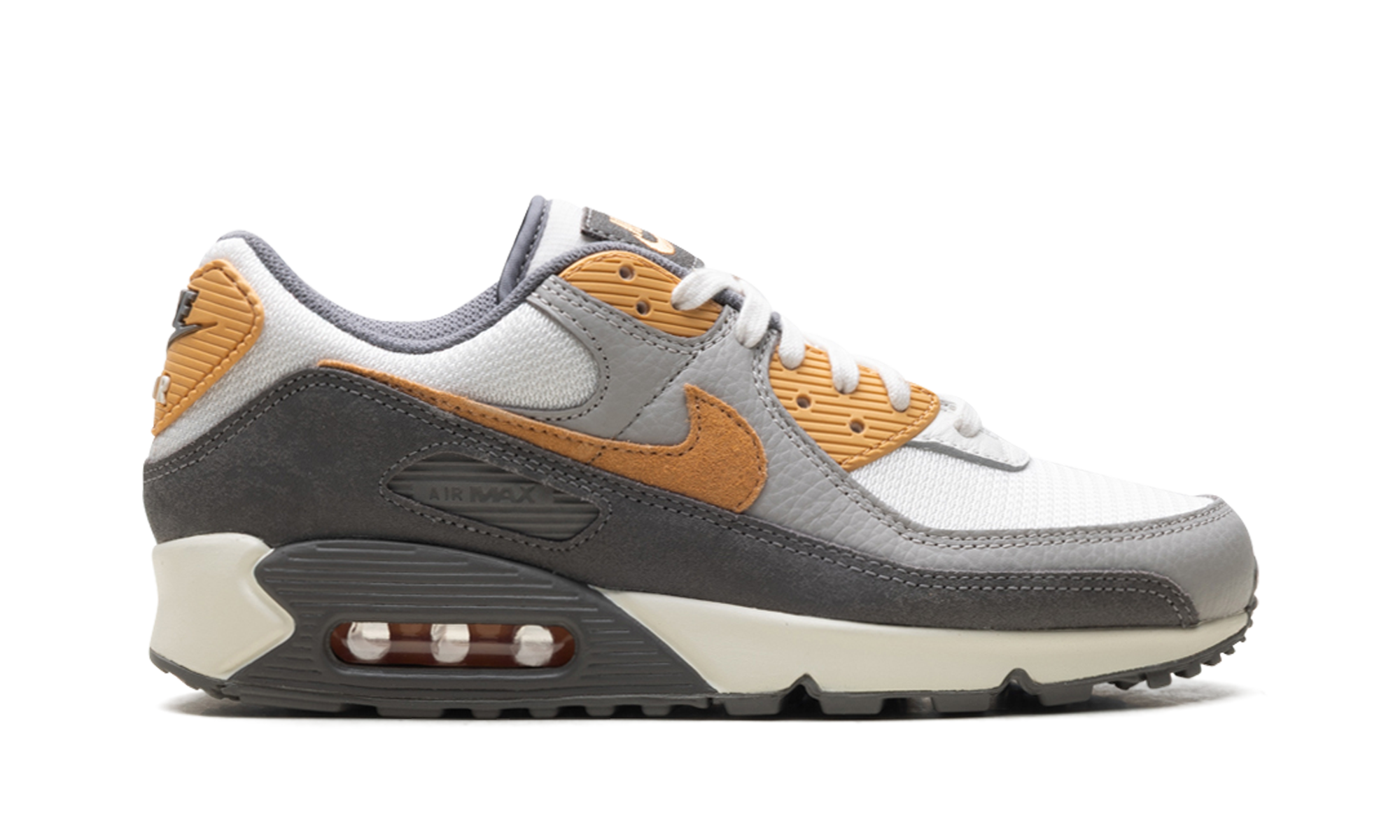 nike air max 90 premium flat pewter college grey phantom copper moon+IB7467-029+right view