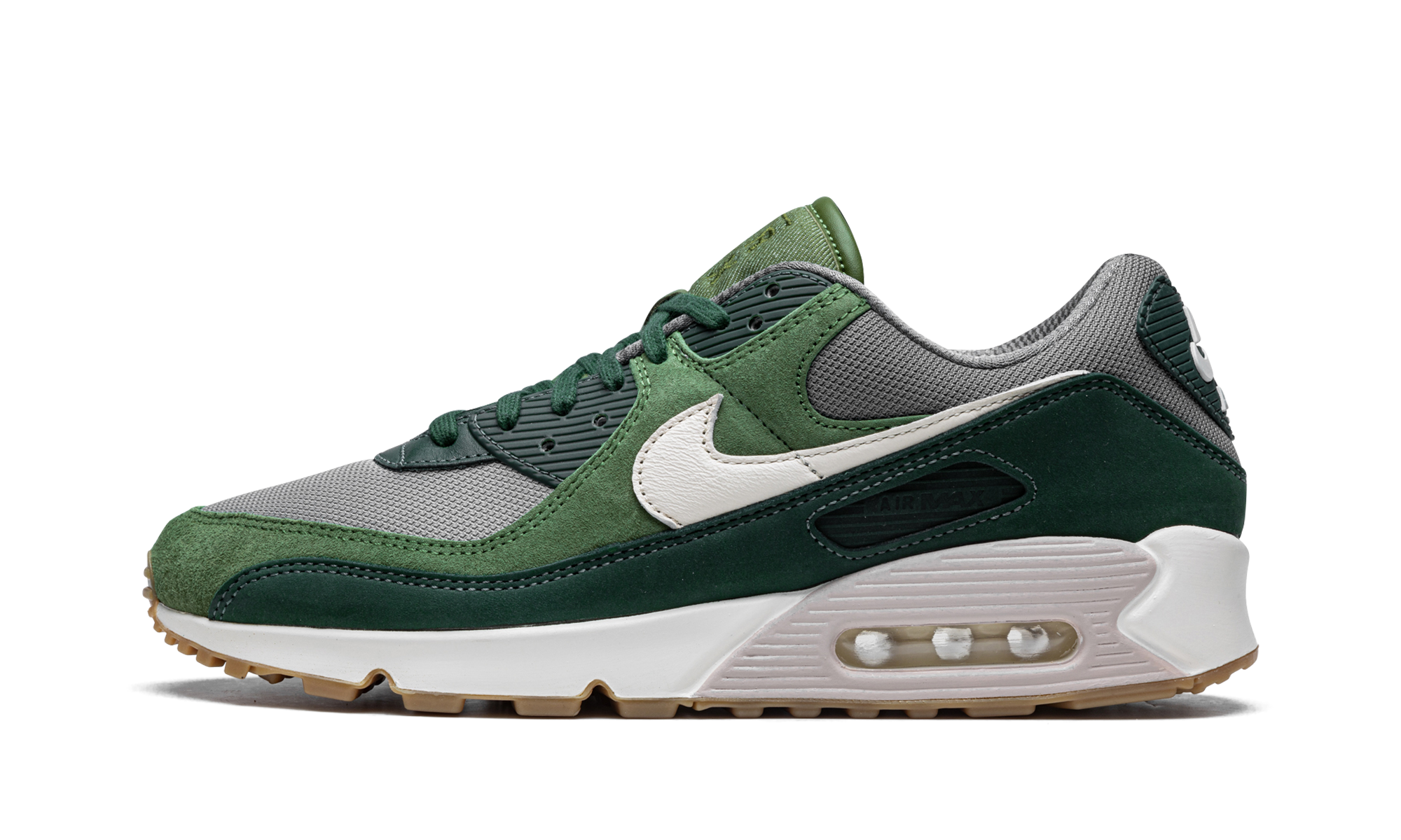 nike air max 90 prm pro green pale ivory+DH4621-300+diagnol right view 1