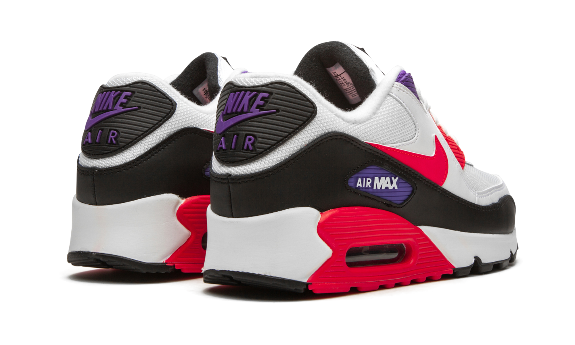 nike air max 90 raptors+AJ1285-106+diagnol right behind view