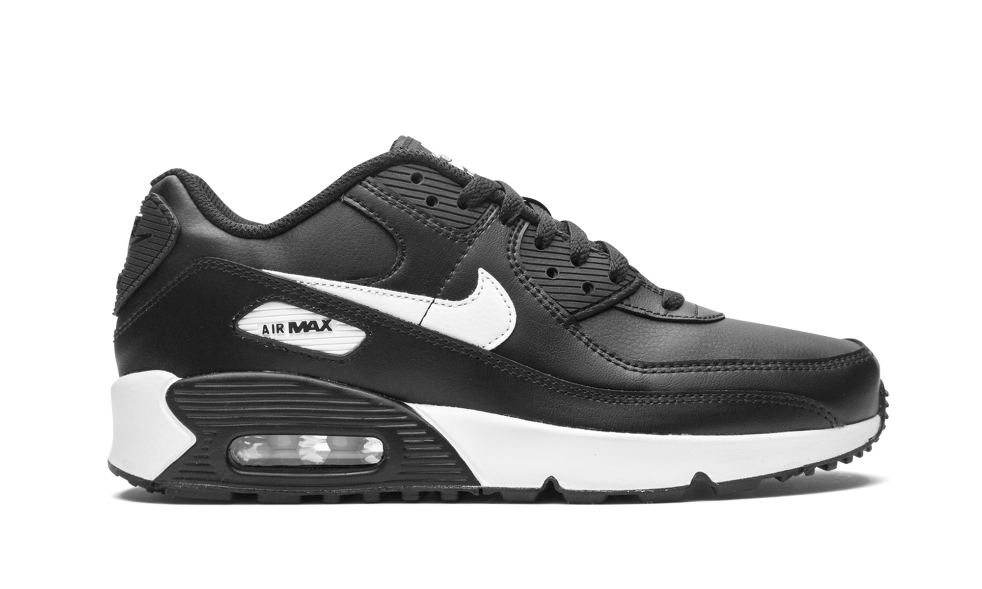 nike air max 90 recraft black white gs+CD6864-010+right view