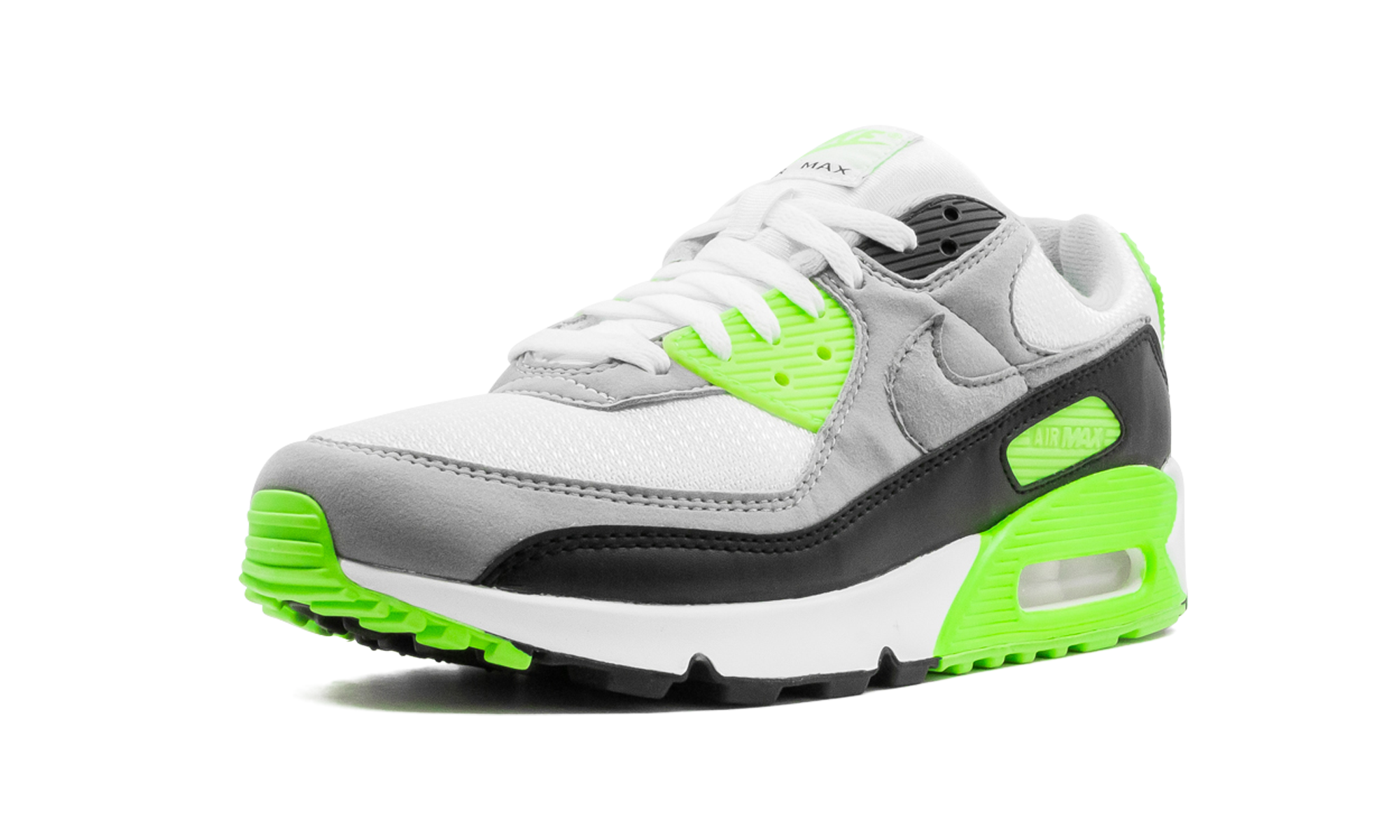 nike air max 90 recraft lime+CW5458-100+left diagnol single view
