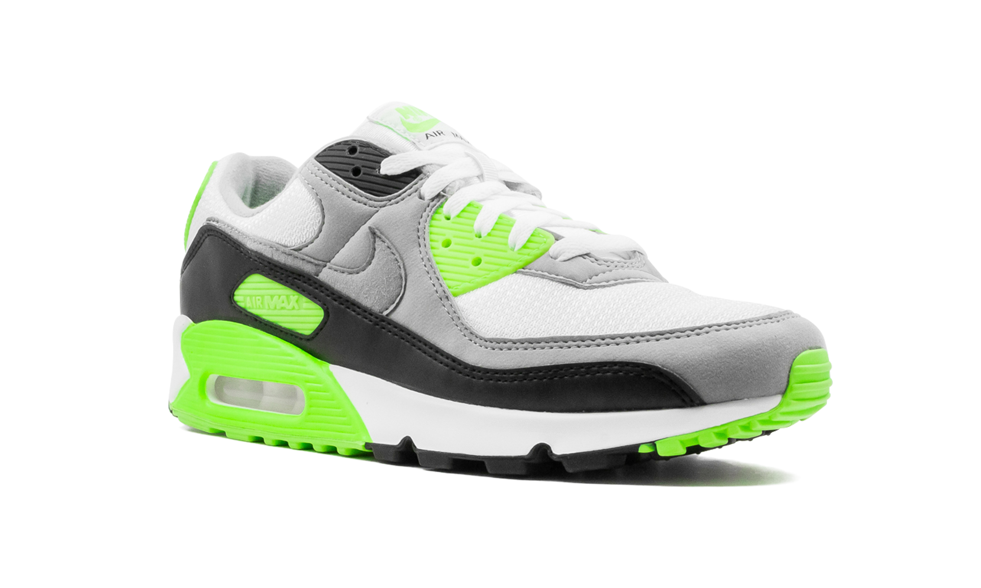 nike air max 90 recraft lime+CW5458-100+diagnol right view