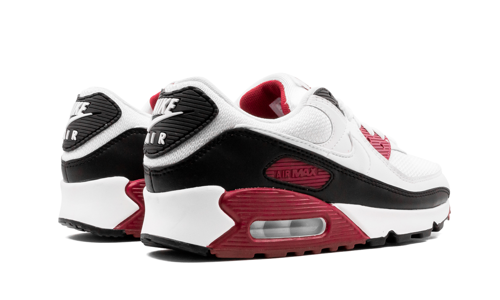 nike air max 90 recraft new maroon+CT4352-104+diagnol right behind view