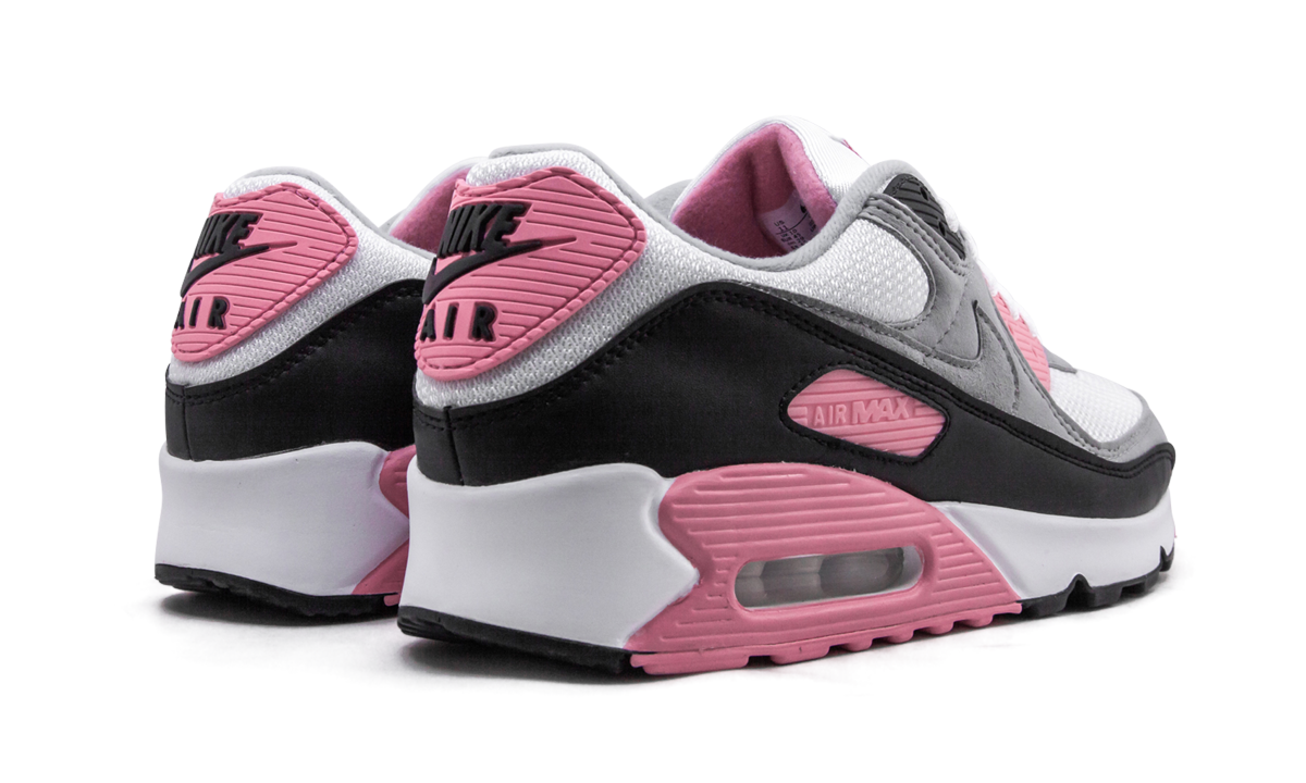 nike air max 90 recraft rose+CD0881-101+diagnol right behind view