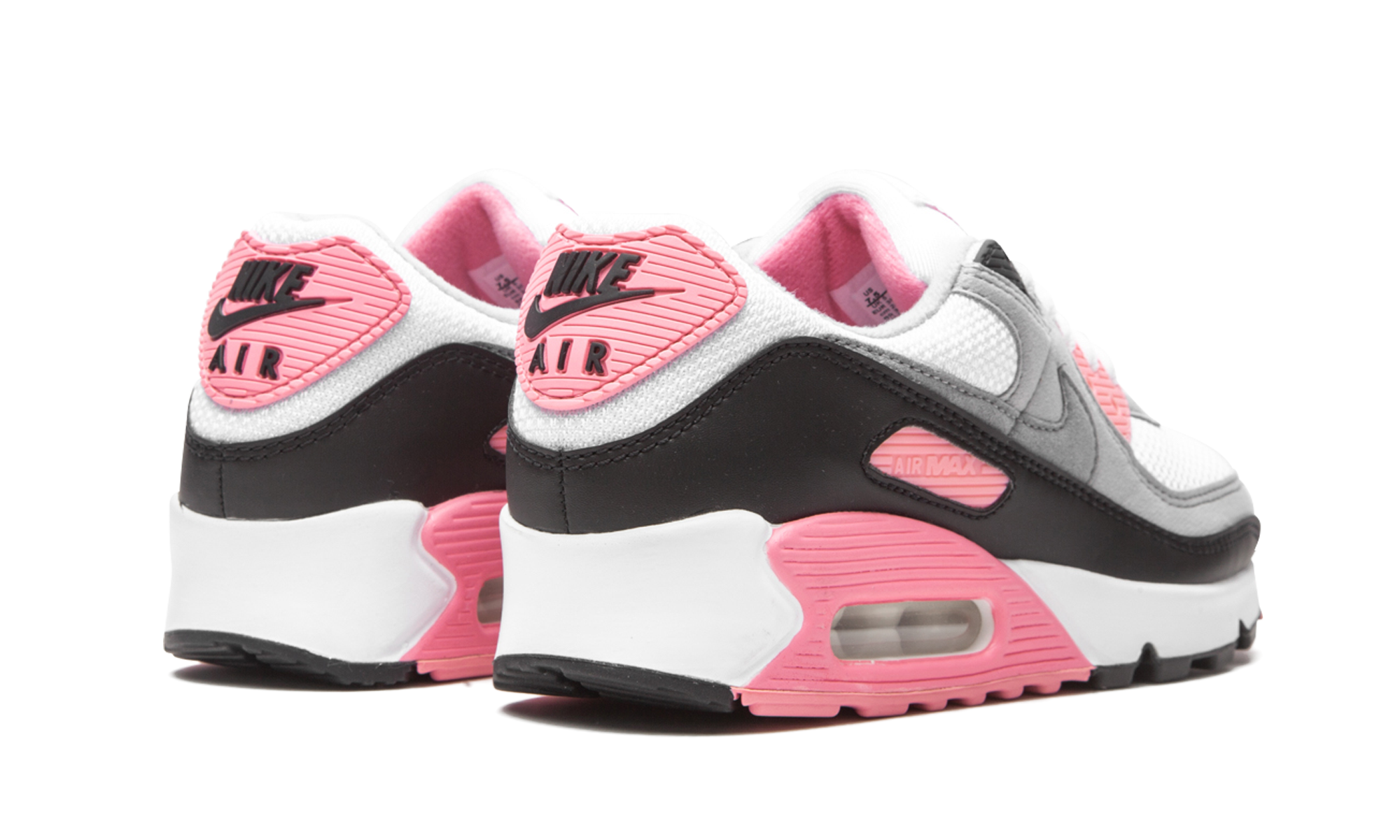 nike air max 90 recraft rose women s+CD0490-102+diagnol right behind view