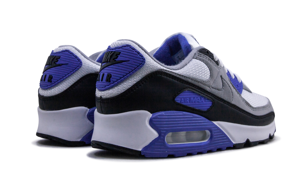 nike air max 90 recraft royal+CD0881-102+diagnol right behind view