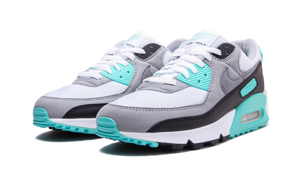 nike air max 90 recraft turquoise+CD0881-100+diagnol left view