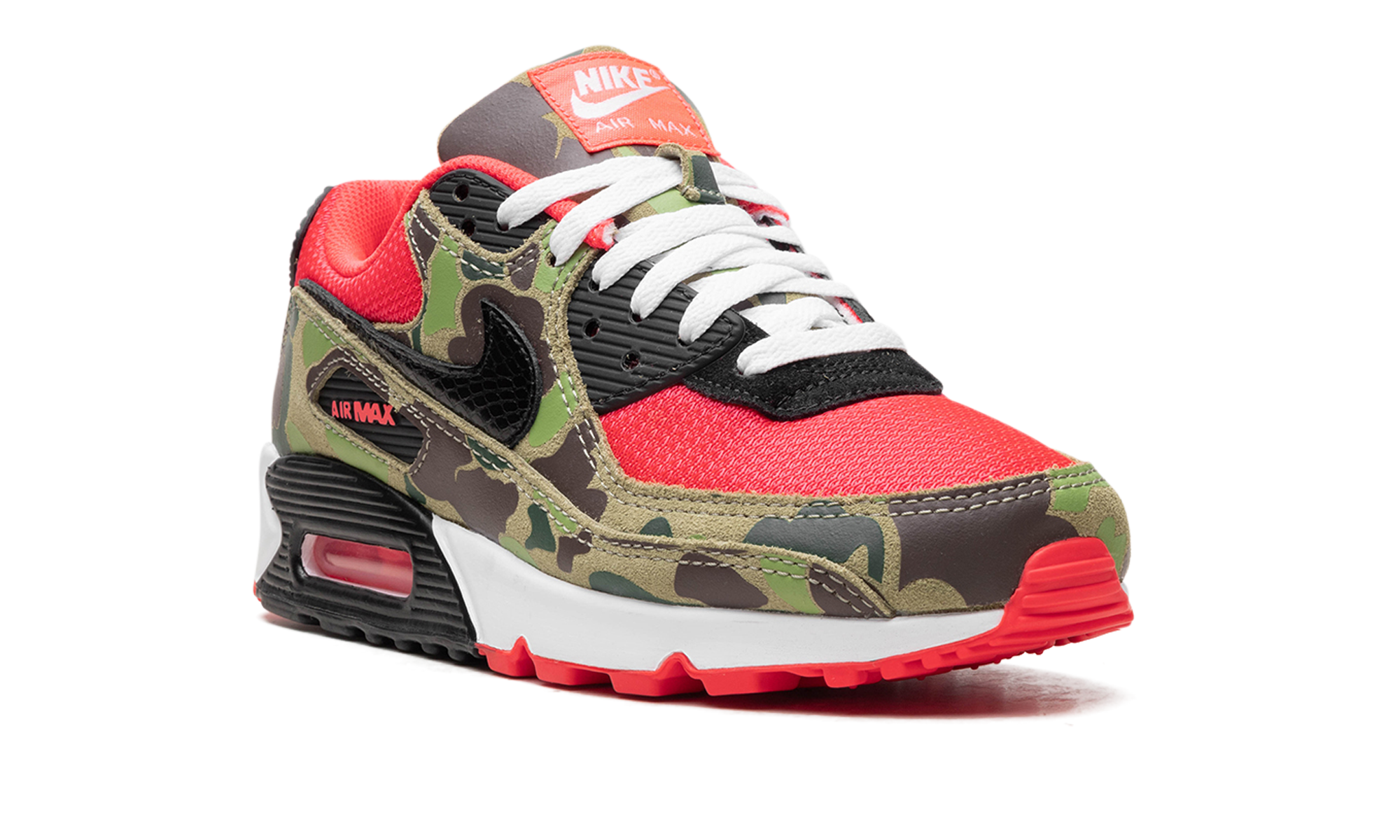 nike air max 90 reverse duck camo+CW6024-600+diagnol right view 1