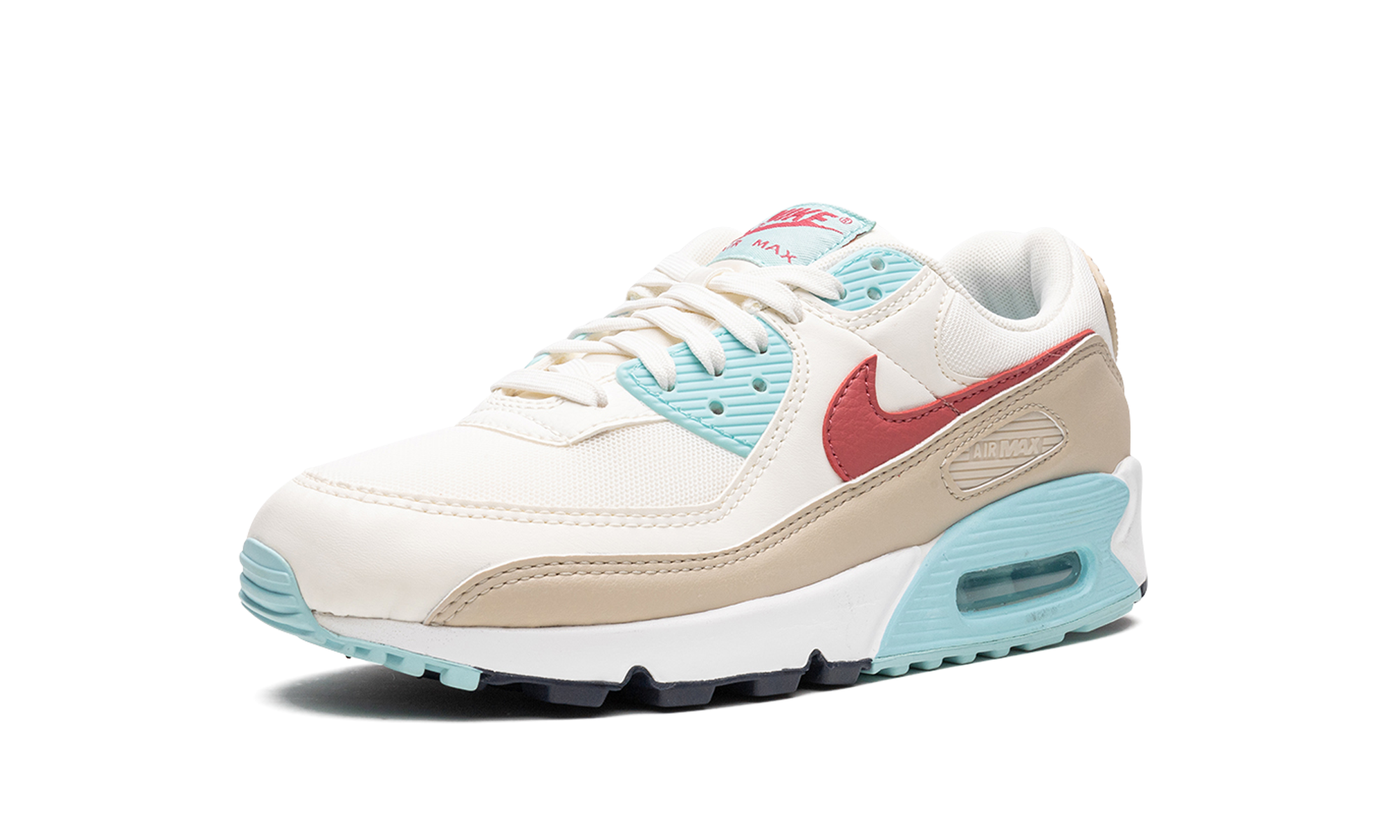 nike air max 90 sail copa gypsy rose women s+DQ4699-100+left diagnol single view