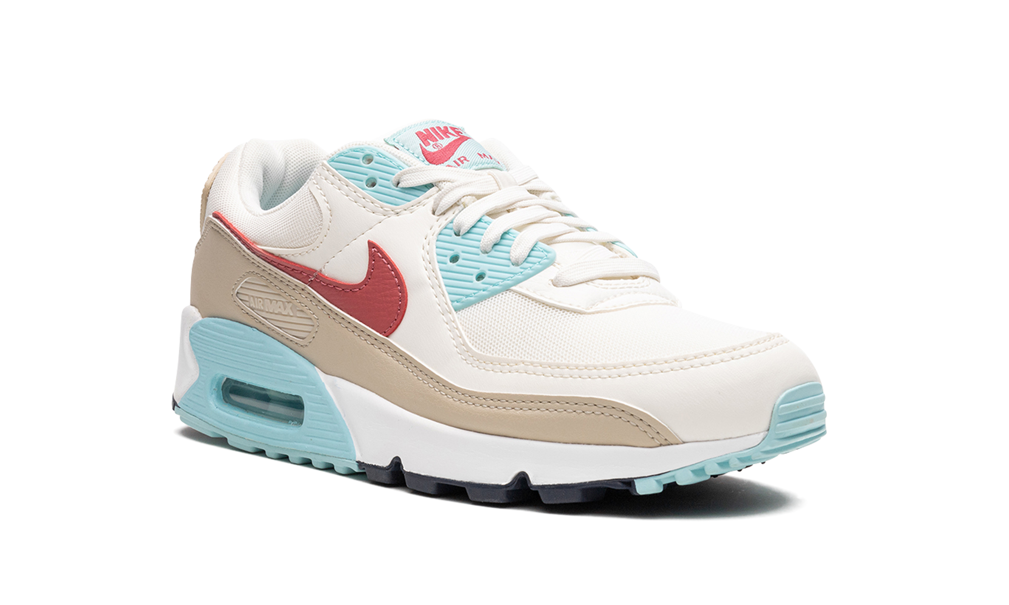 nike air max 90 sail copa gypsy rose women s+DQ4699-100+diagnol right view