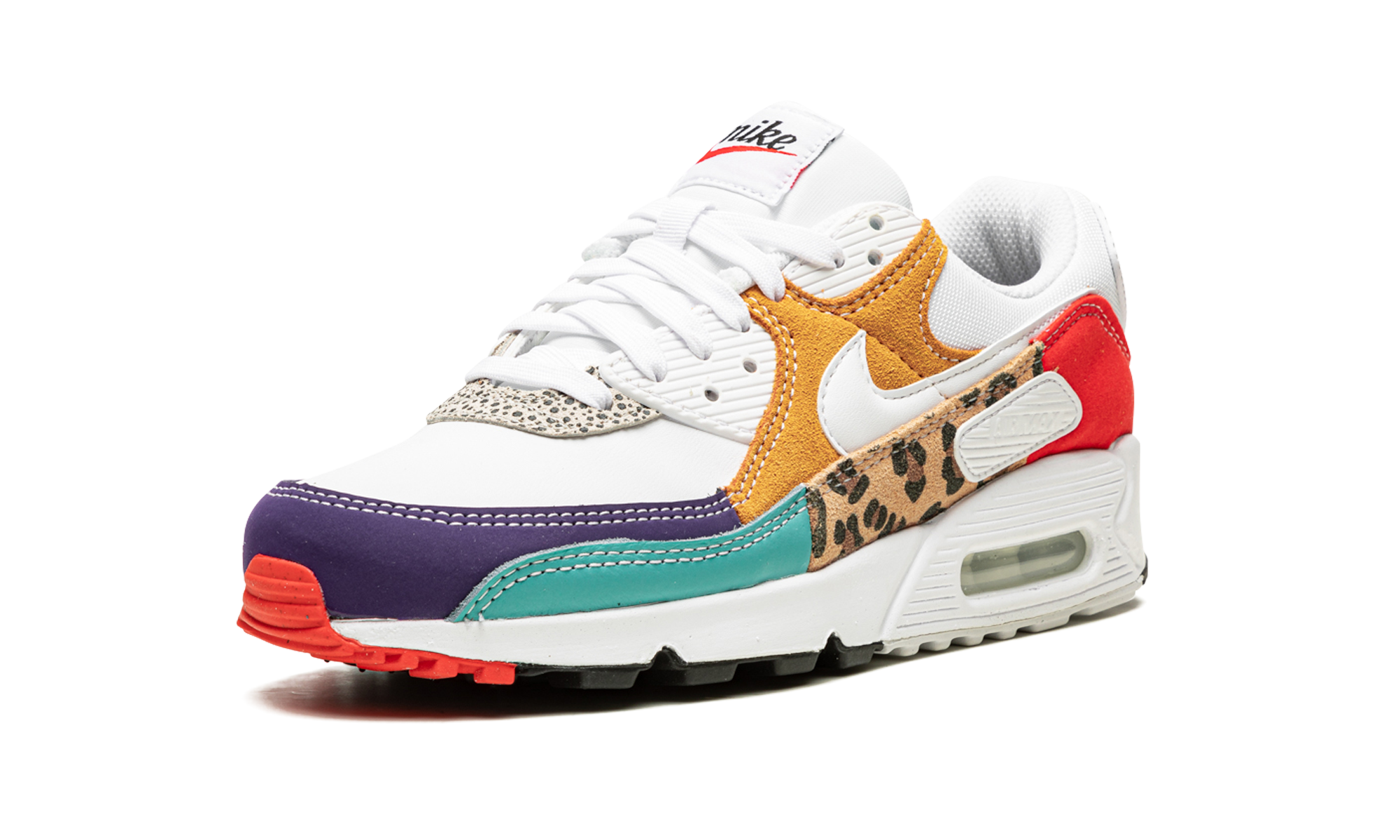 nike air max 90 se animal white women s+DH5075-100+left diagnol single view