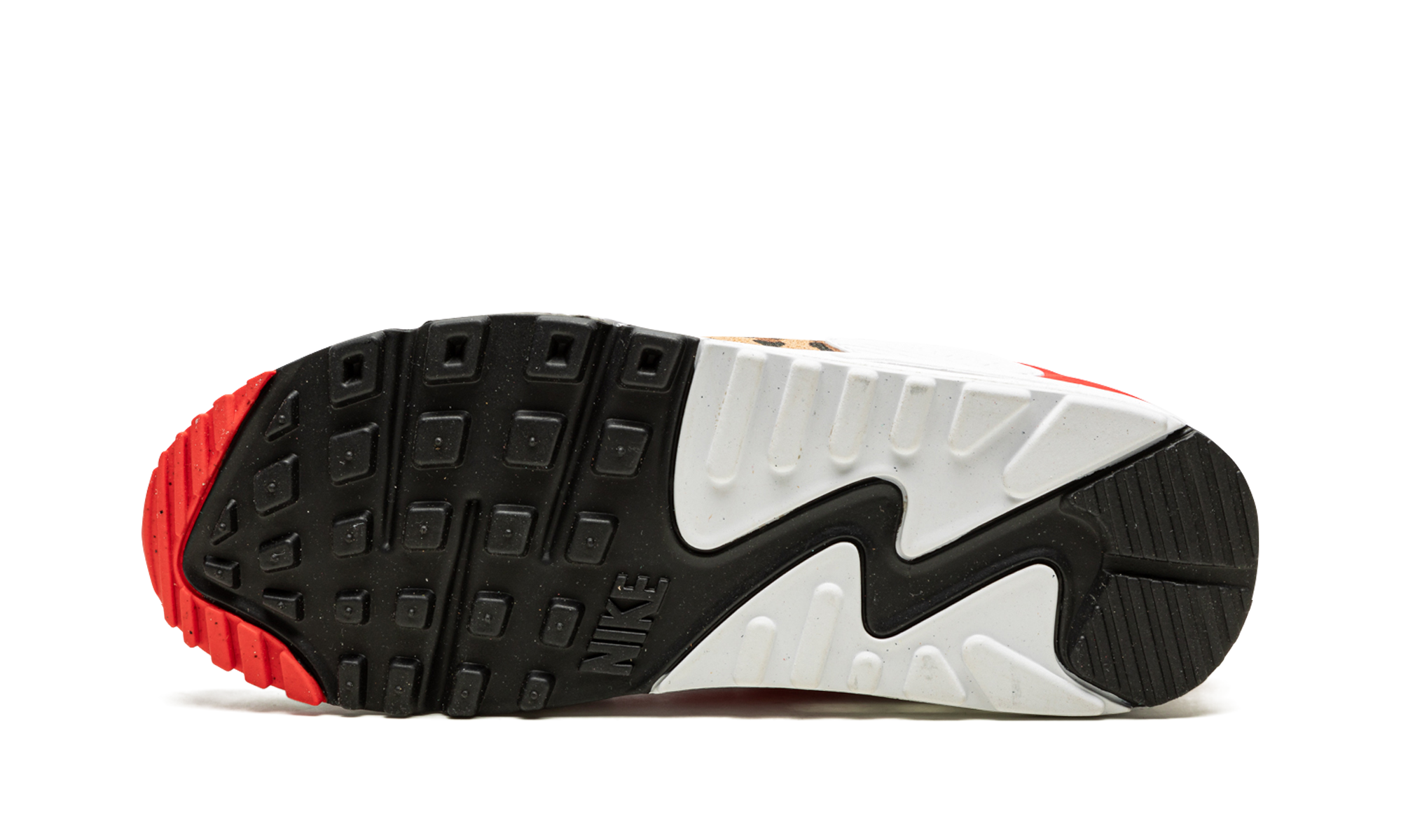 nike air max 90 se animal white women s+DH5075-100+bottom view