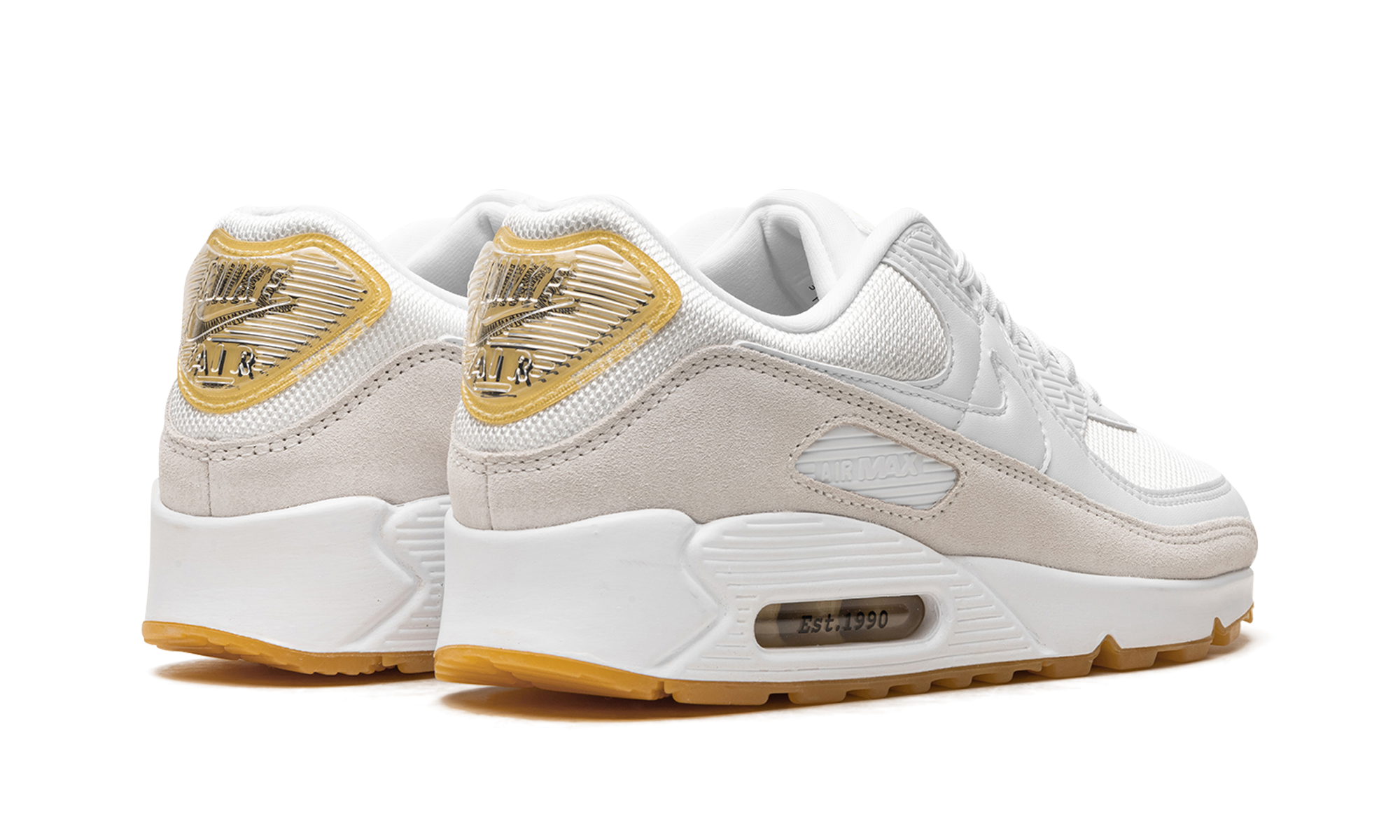 nike air max 90 se marion frank rudy summit white+DV1734-100+diagnol right behind view