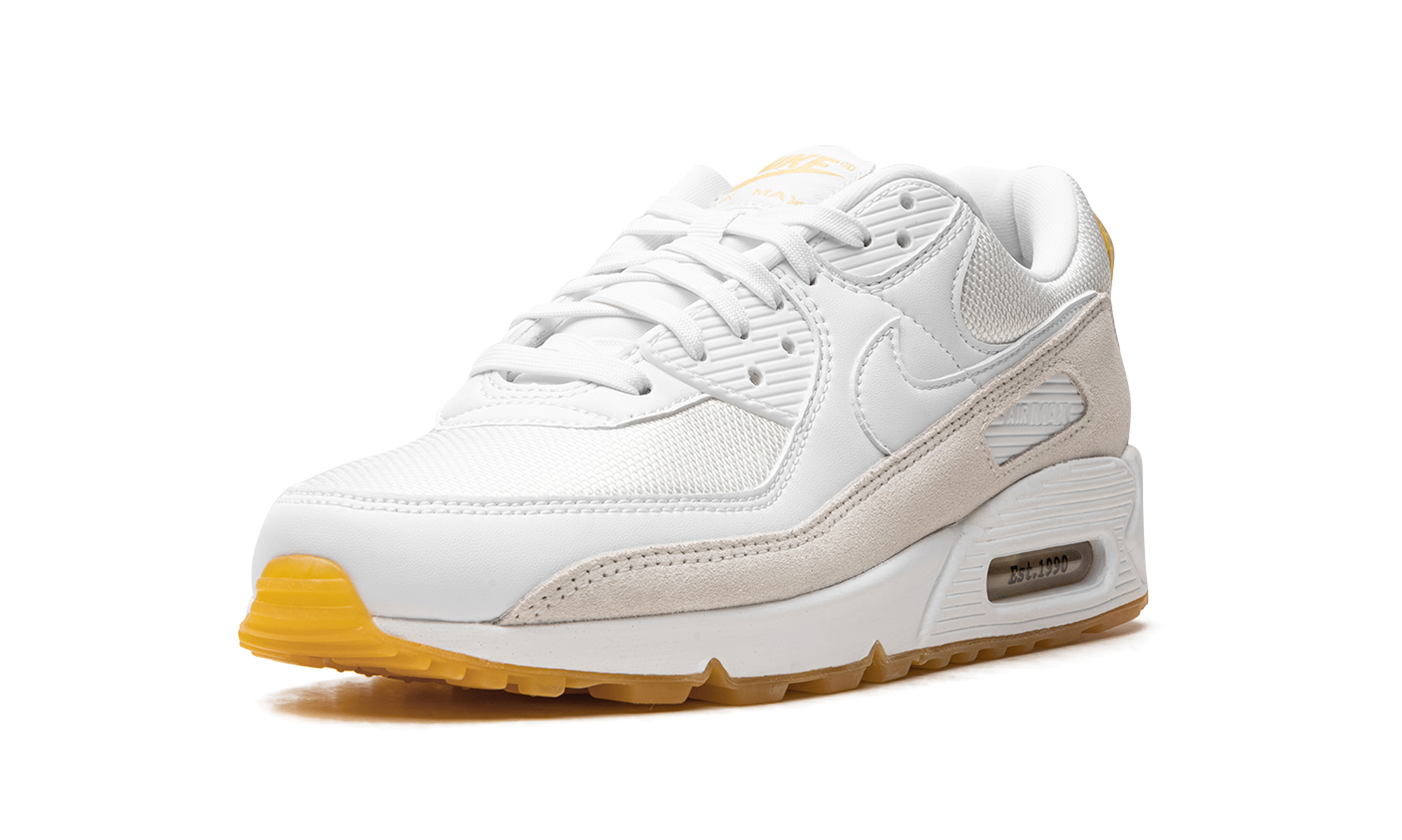 nike air max 90 se marion frank rudy summit white+DV1734-100+left diagnol single view
