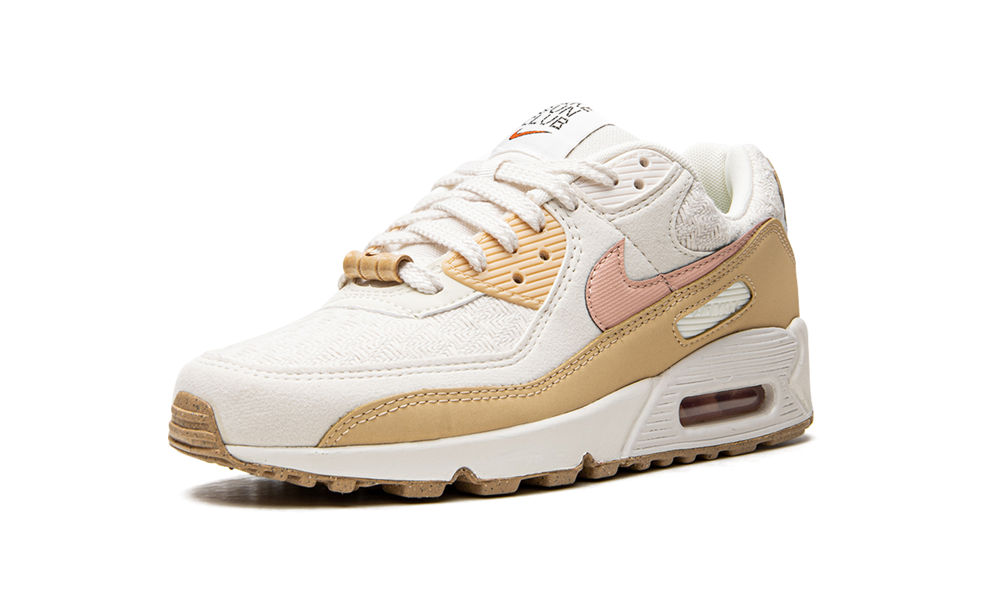nike air max 90 se sun club sail arctic orange women s+DJ9997-101+left diagnol single view