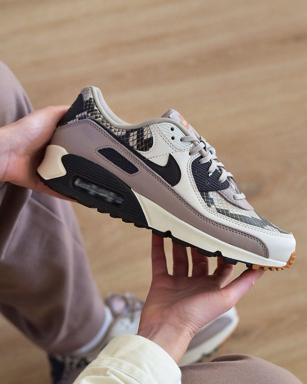 Nike Air Max 90 SE Tan Snakeskin (Women's), Lifestyle View 4, SKU HF1212-200