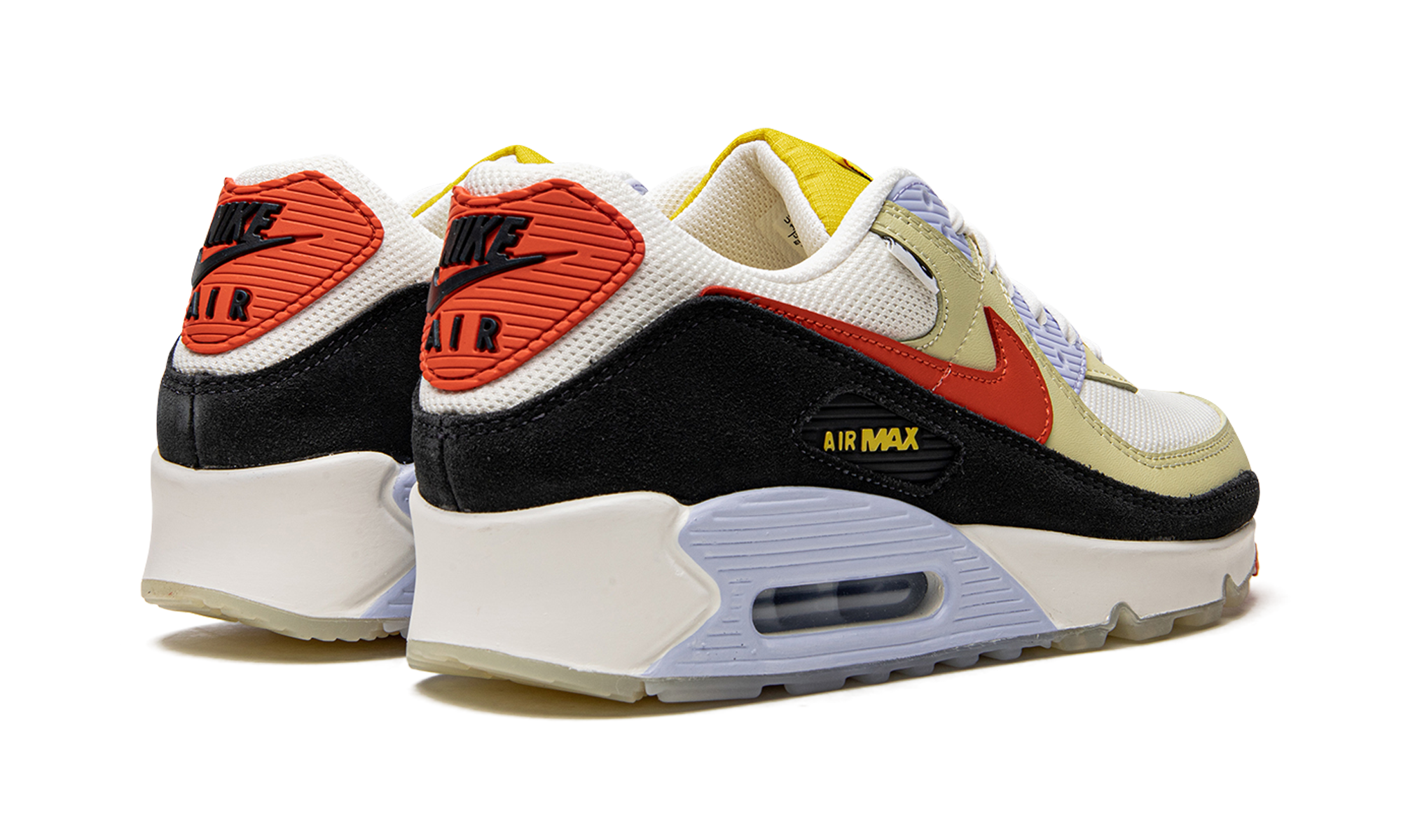 nike air max 90 set to rise+DV2116-700+diagnol right behind view