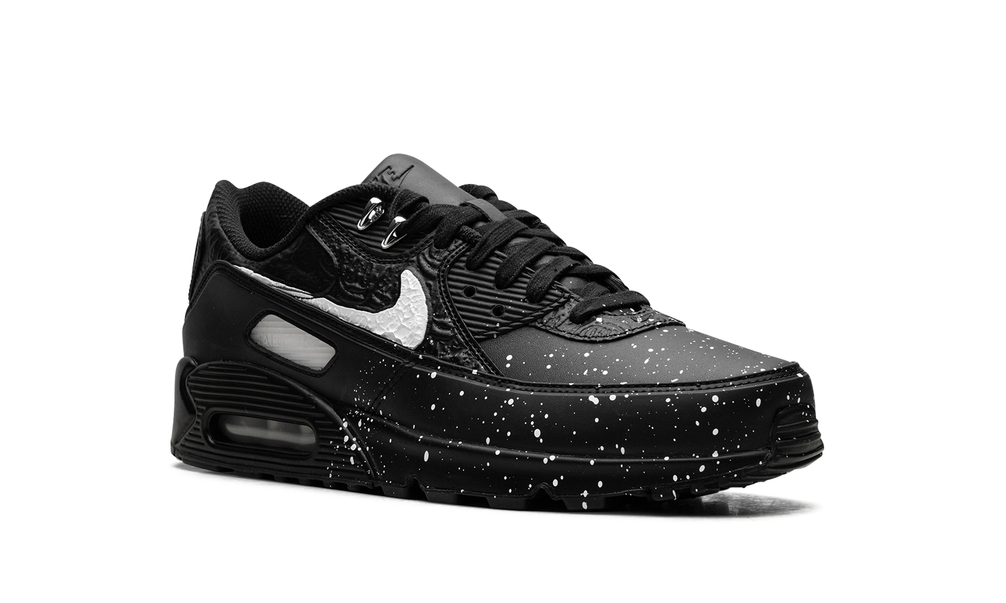 nike air max 90 slawn black+FD6492-001+diagnol right view