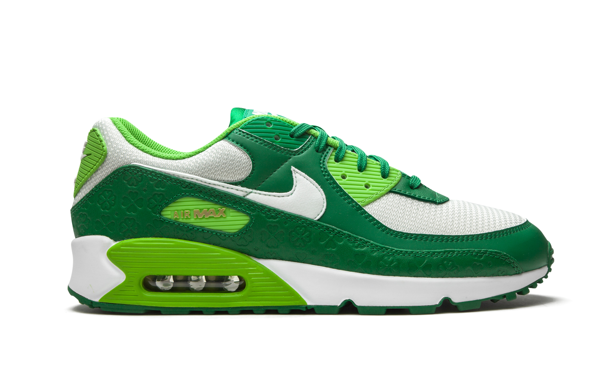 nike air max 90 st patrick s day 2021+DD8555-300+right view