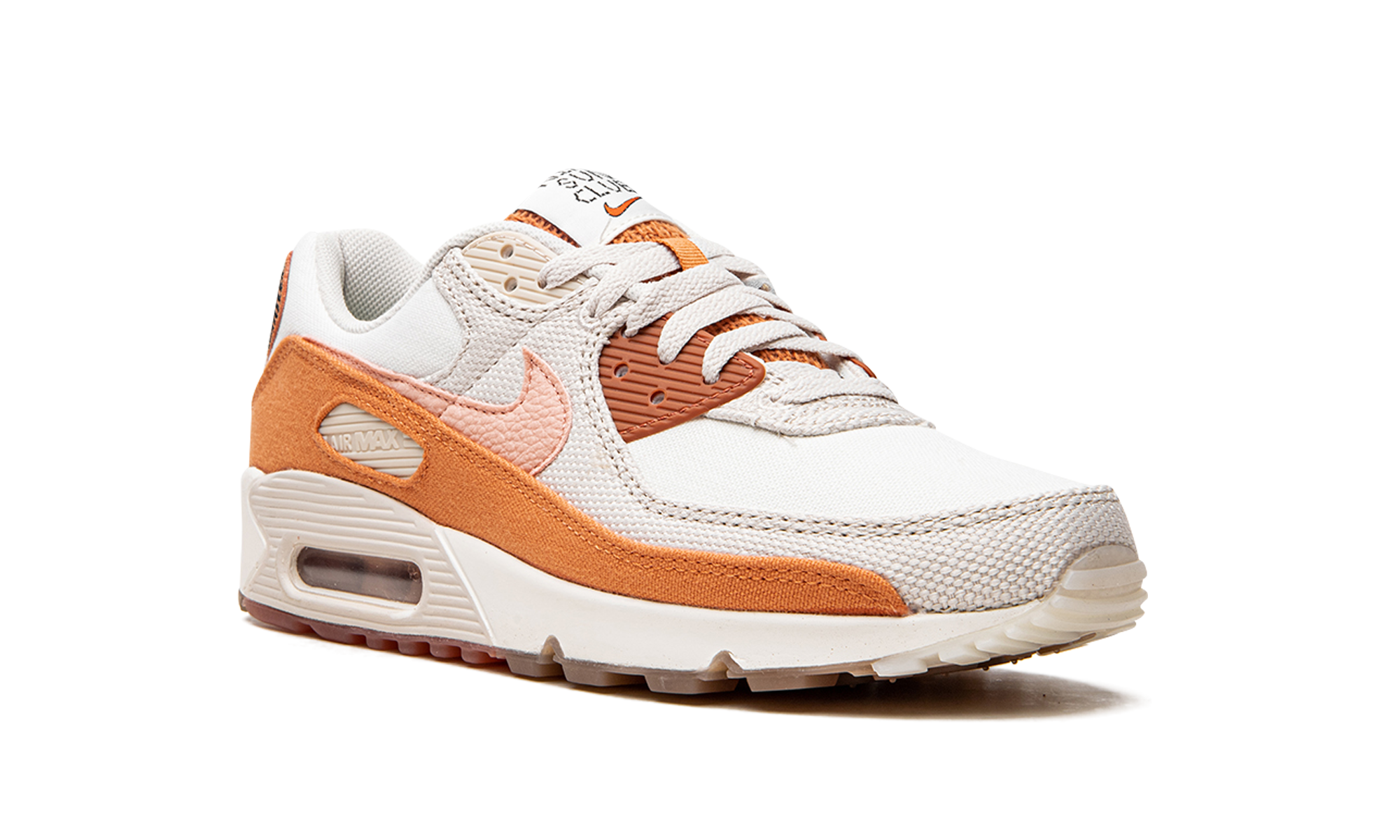 nike air max 90 sun club tan orange+DM0036-100+diagnol right view