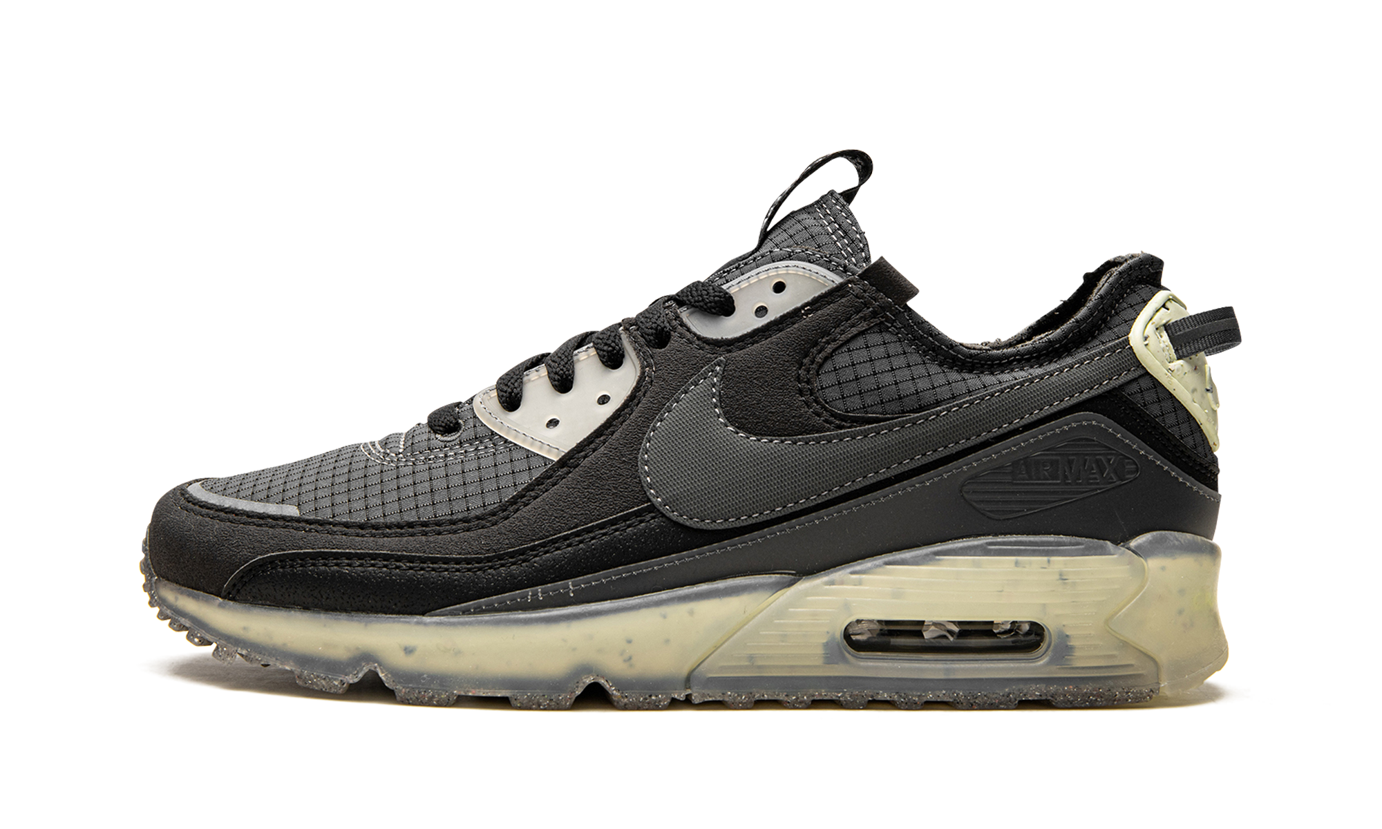 nike air max 90 terrascape black lime ice+DH2973-001+diagnol right view 1