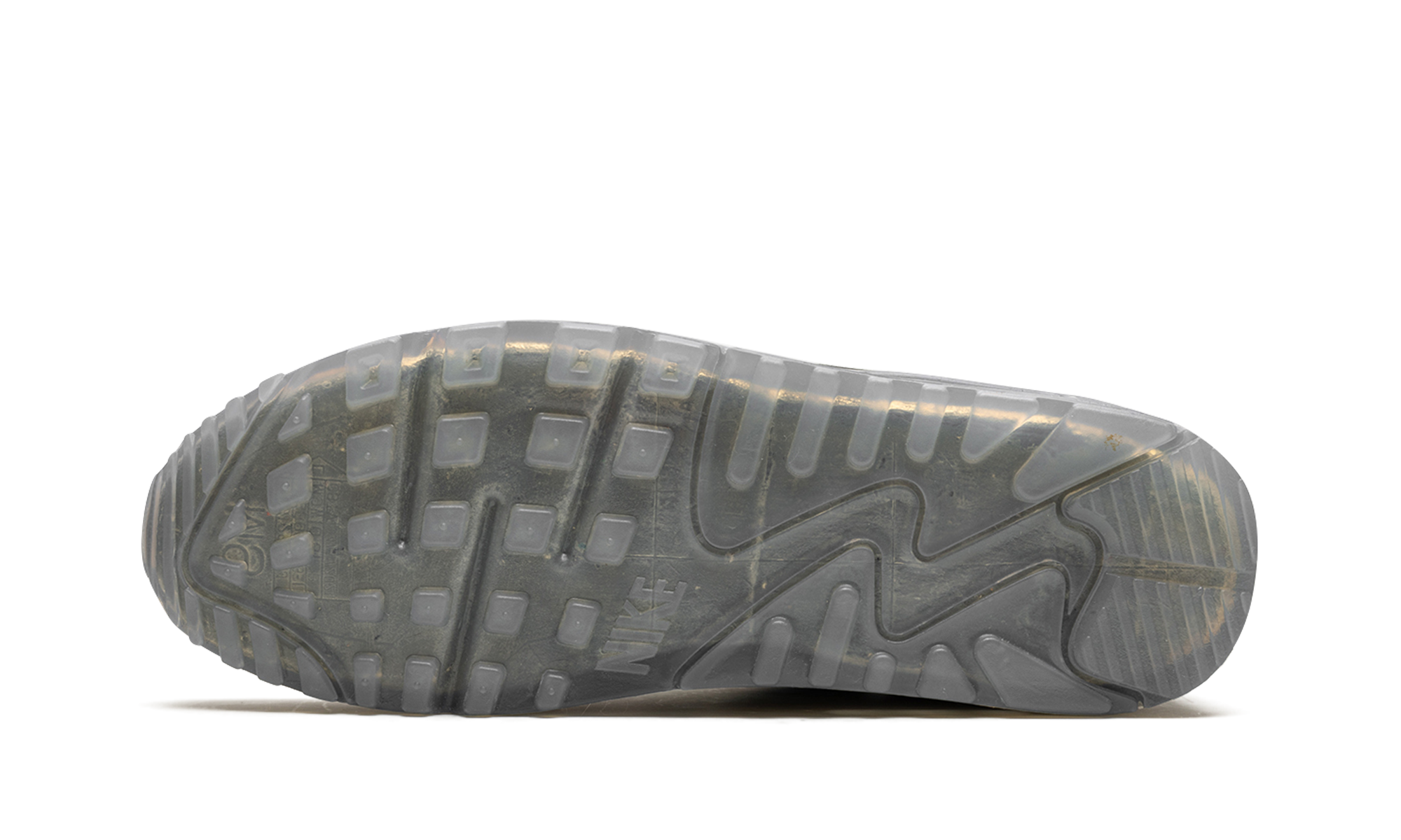 nike air max 90 terrascape cool grey honeydew+DV7413-014+bottom view