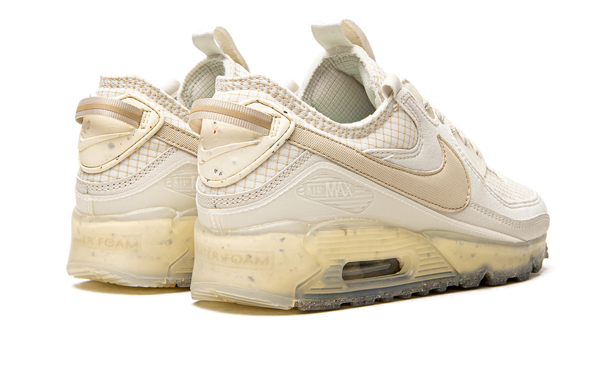 nike air max 90 terrascape light bone women s+DC9450-001+diagnol right behind view