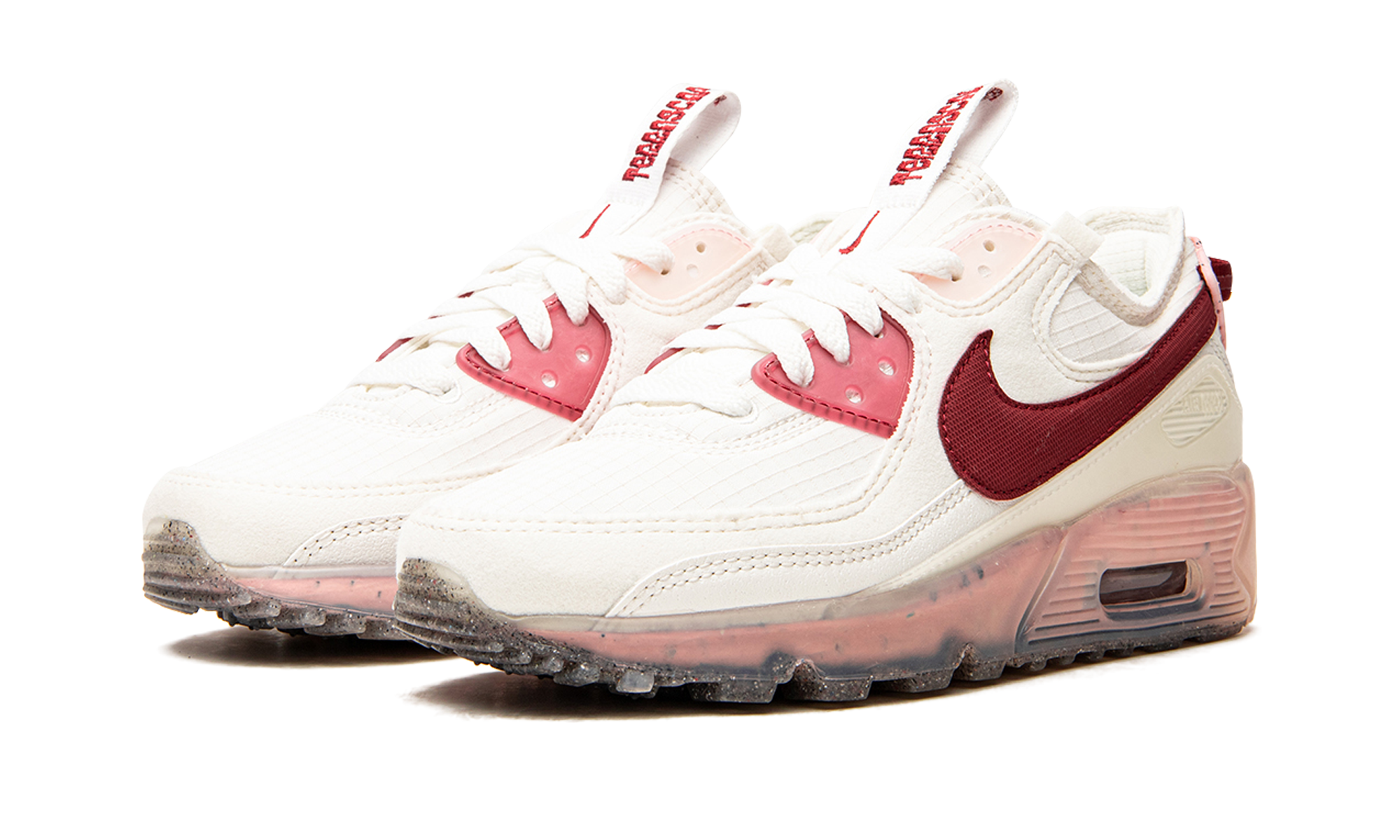 nike air max 90 terrascape pomegranate women s+DC9450-100+diagnol left view