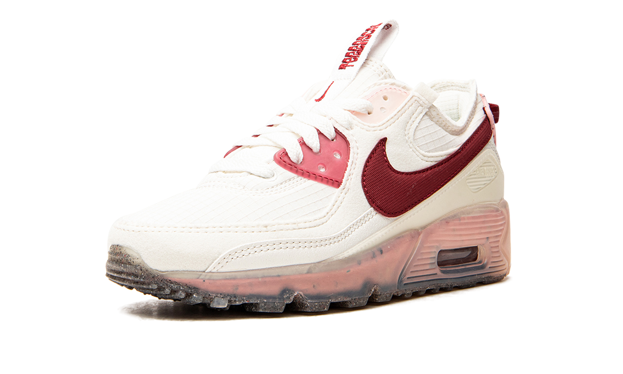 nike air max 90 terrascape pomegranate women s+DC9450-100+left diagnol single view