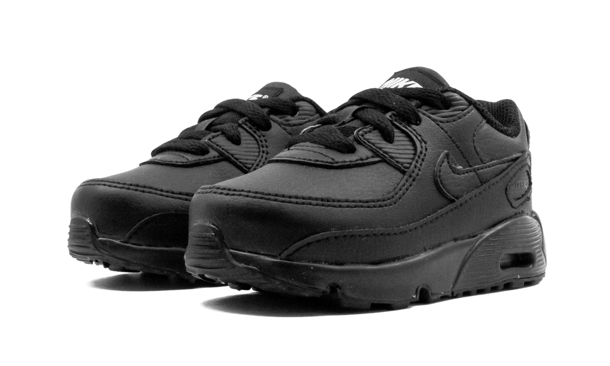 nike air max 90 triple black td+CD6868-001+diagnol left view