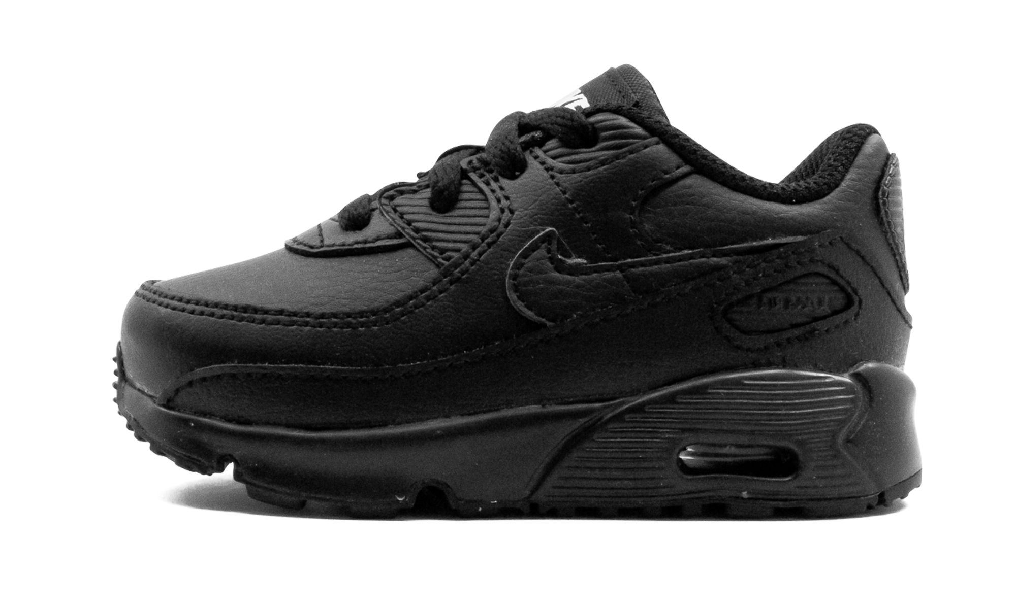 nike air max 90 triple black td+CD6868-001+diagnol right view 2