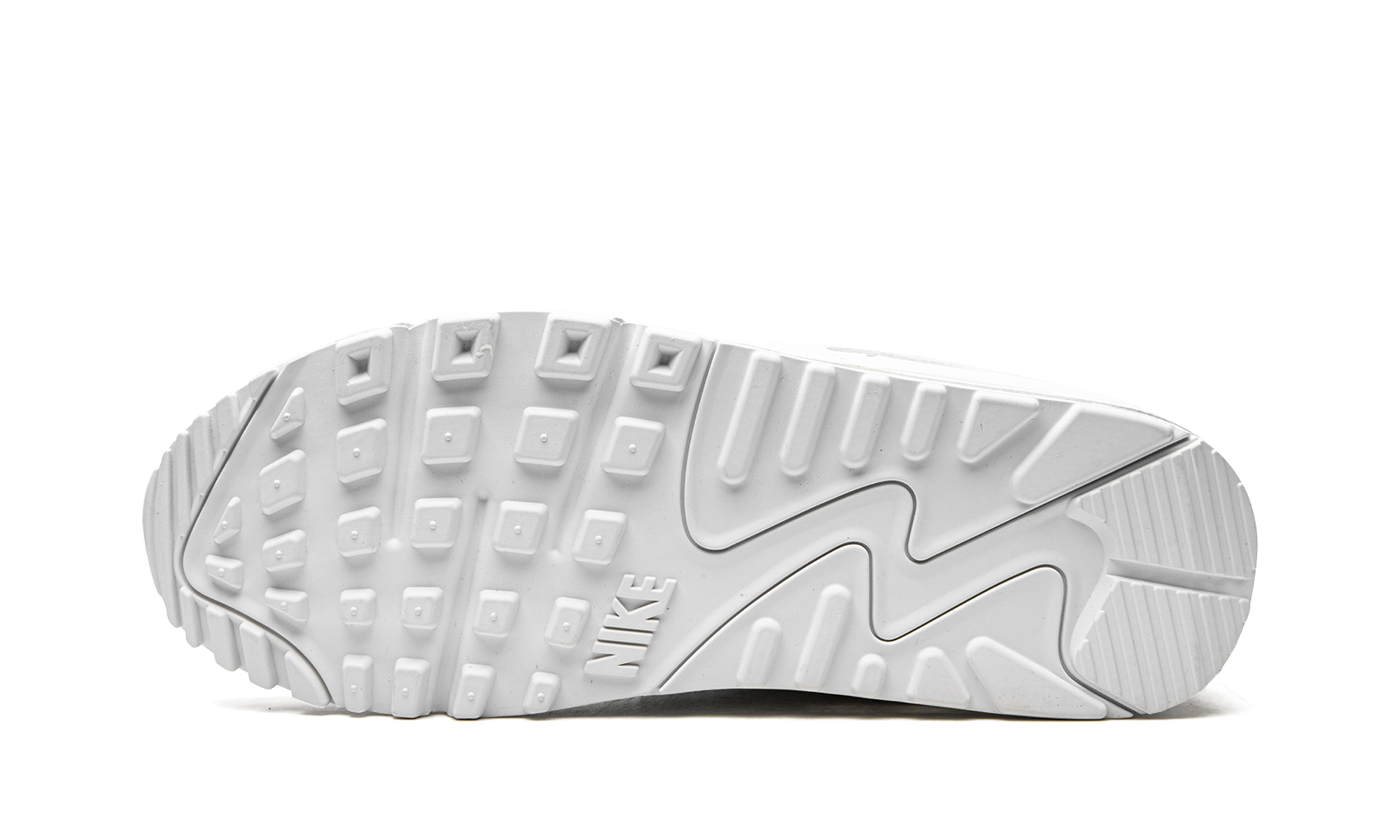 nike air max 90 triple white women s+CQ2560-100+bottom view