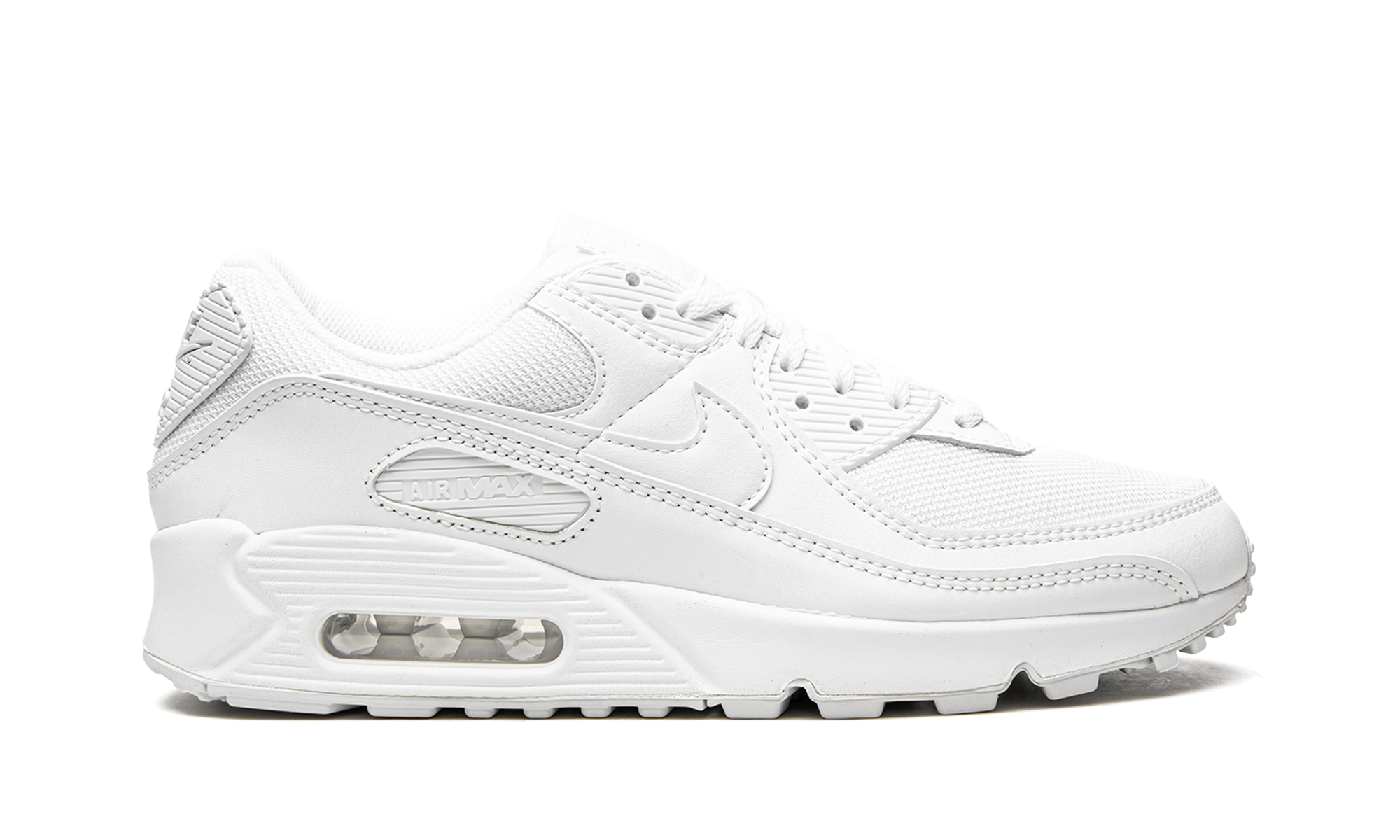 nike air max 90 triple white women s+CQ2560-100+right view