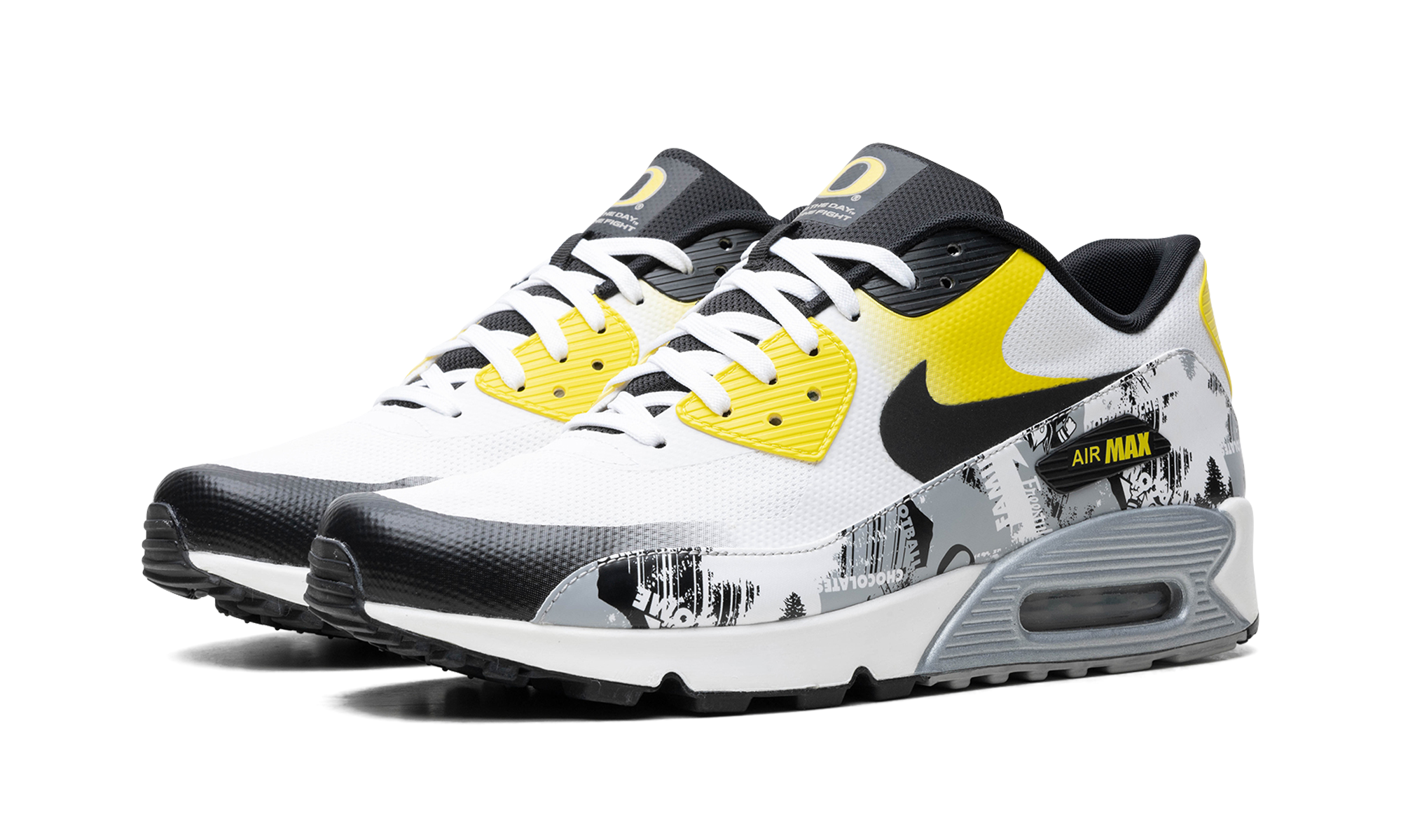 nike air max 90 ultra 2 0 doernbecher oregon ducks+AH6830-100+diagnol left view