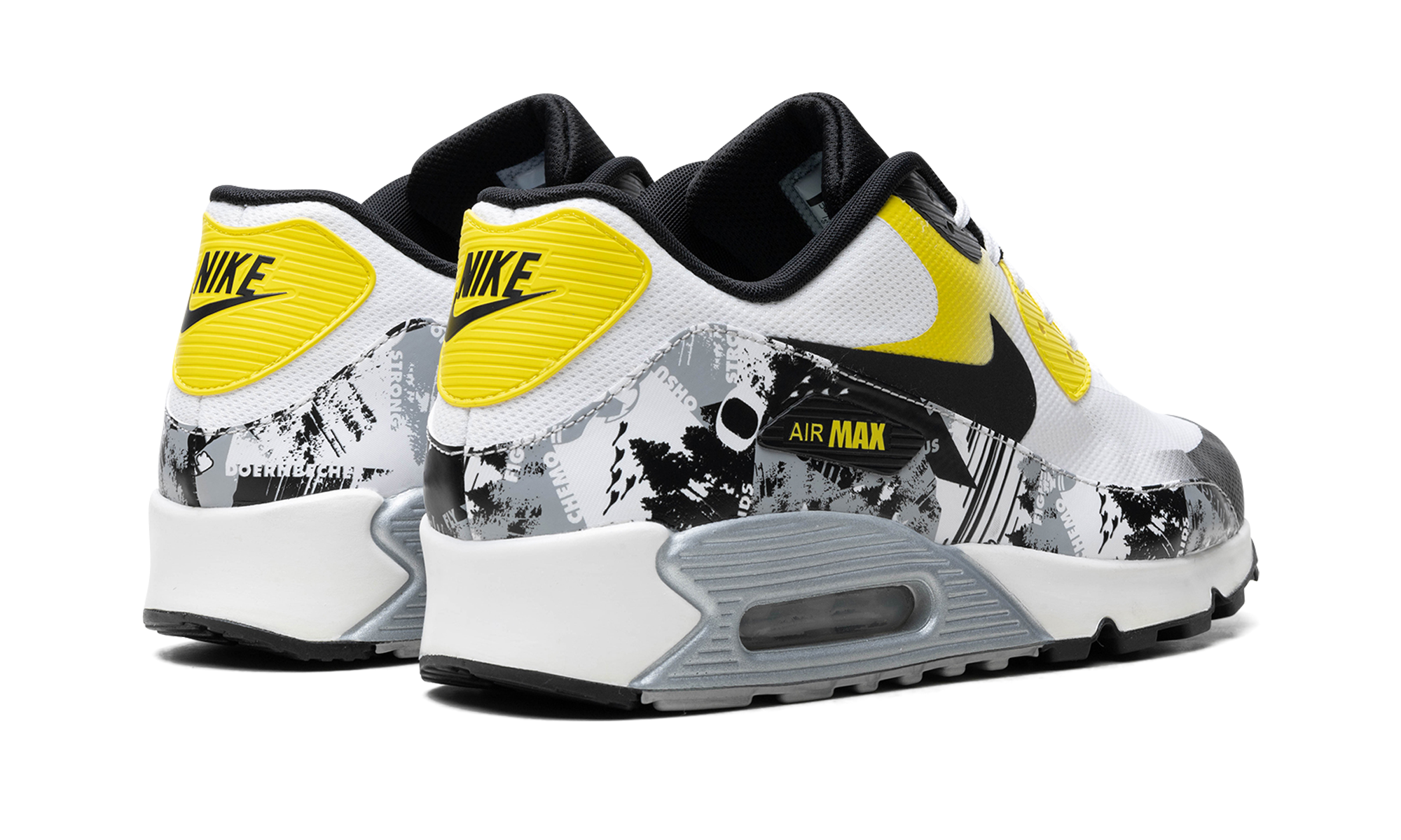nike air max 90 ultra 2 0 doernbecher oregon ducks+AH6830-100+diagnol right behind view