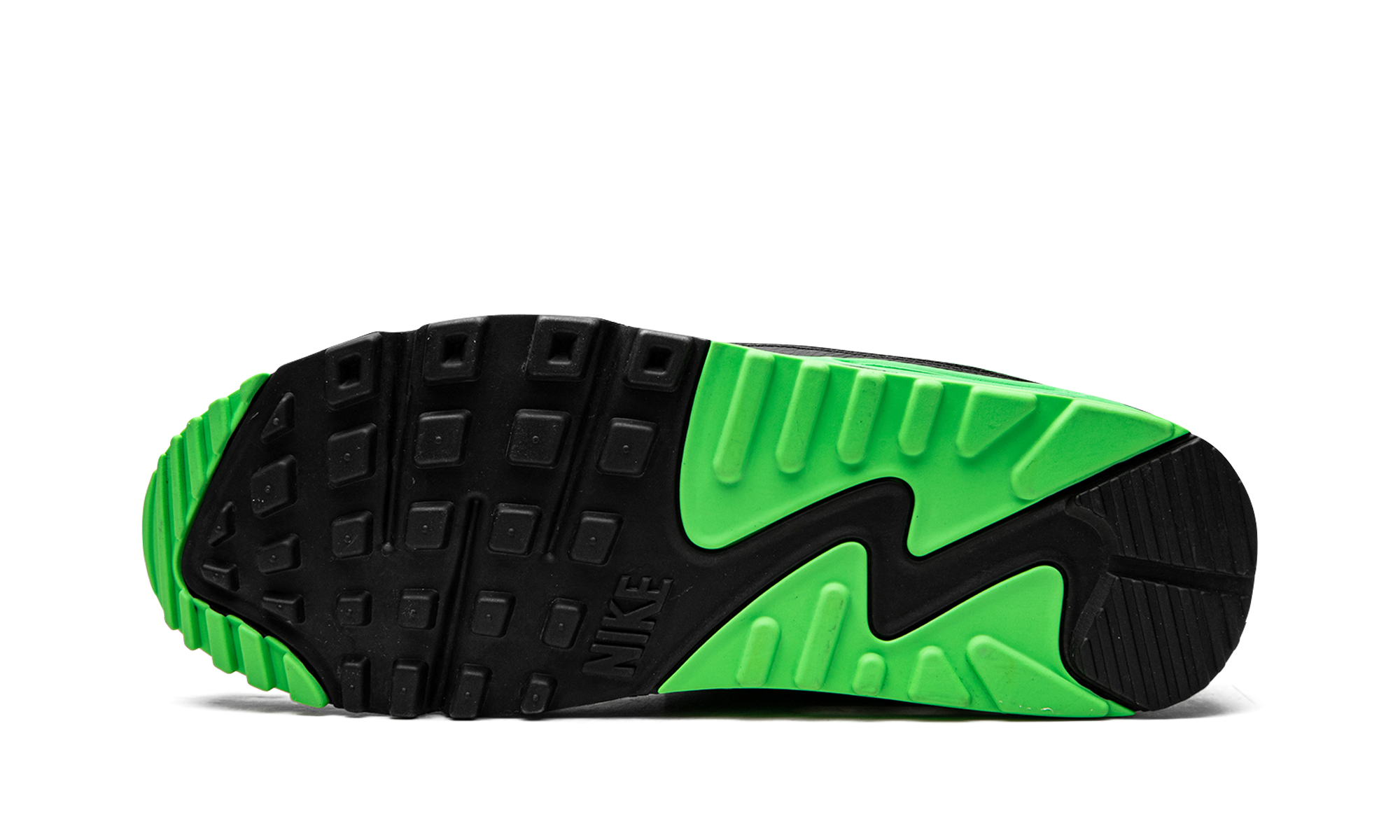nike air max 90 undefeated black green+CJ7197-004+bottom view
